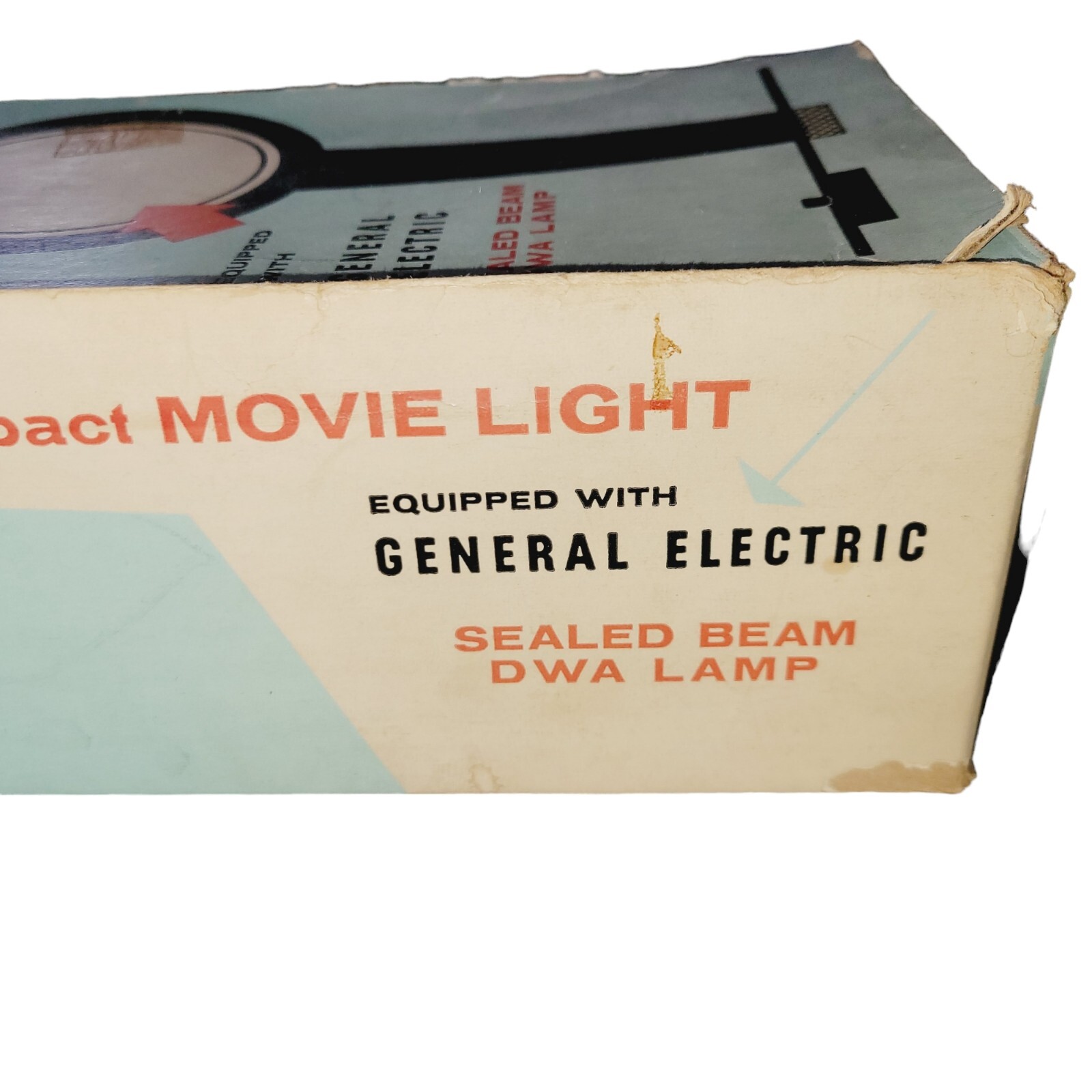 Smith-Victor Model L-5 Compact Movie Light Vintage 1962 Tested Works W/ Box