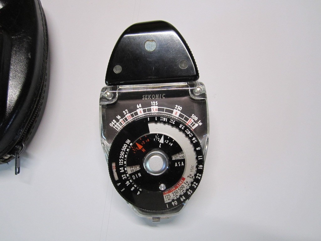 SEKONIC PRO EXPOSURE LIGHT METER for BOLEX 16MM MOVIE CAMERA, WORKING! #2