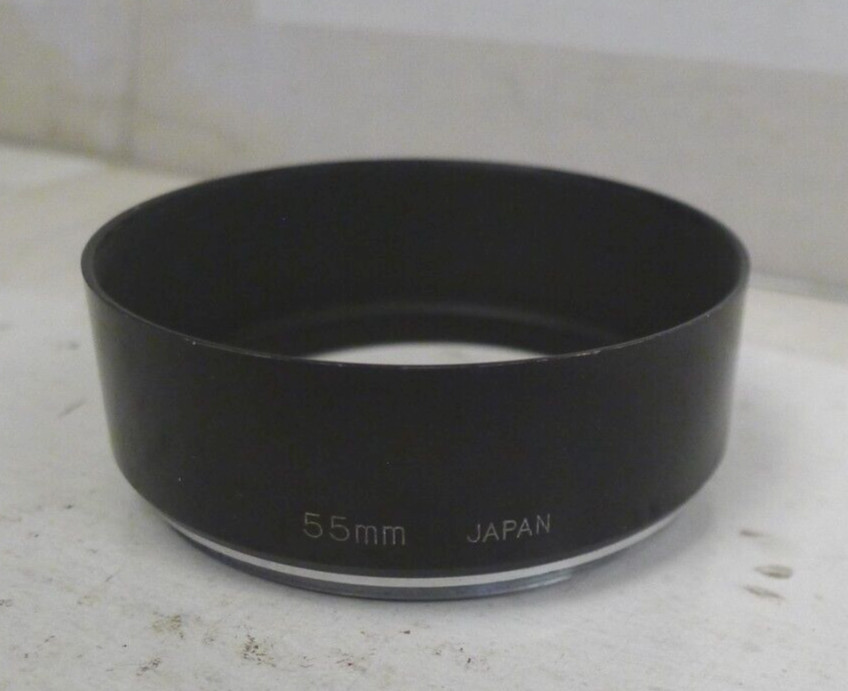 Vivitar 55mm Metal Lens Hood – Original Threaded Screw In Type – Japan