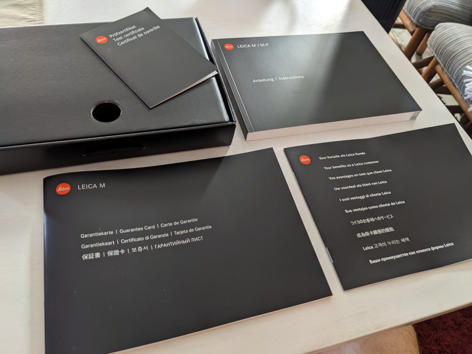 LEICA M / M-P Instructions Manual M/M-P Owners Book Camera Guarantee Certificate