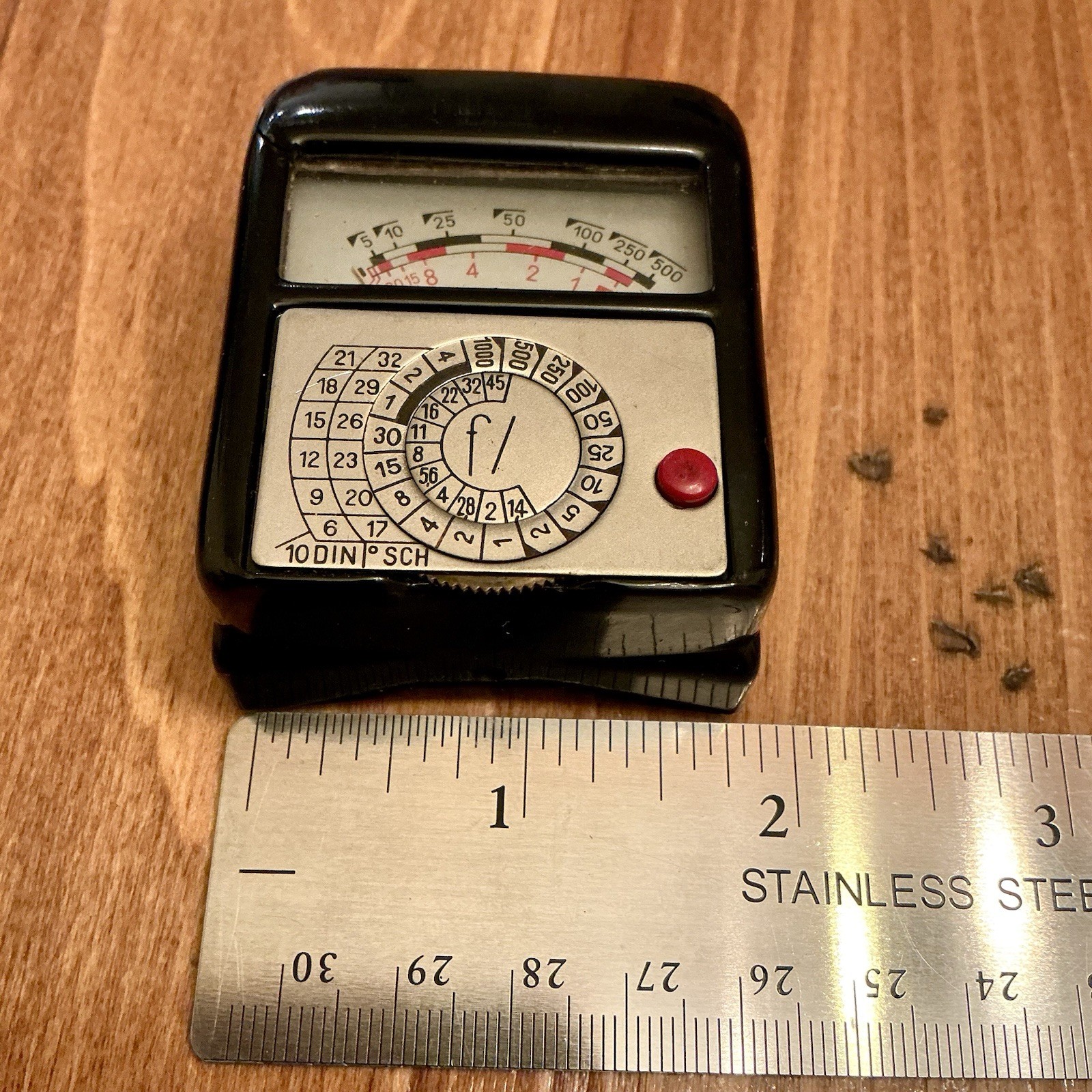 SIXTUS GOSSEN LIGHT METER 1930s ~ Vintage Light Meter/ Made in Germany w/ Case