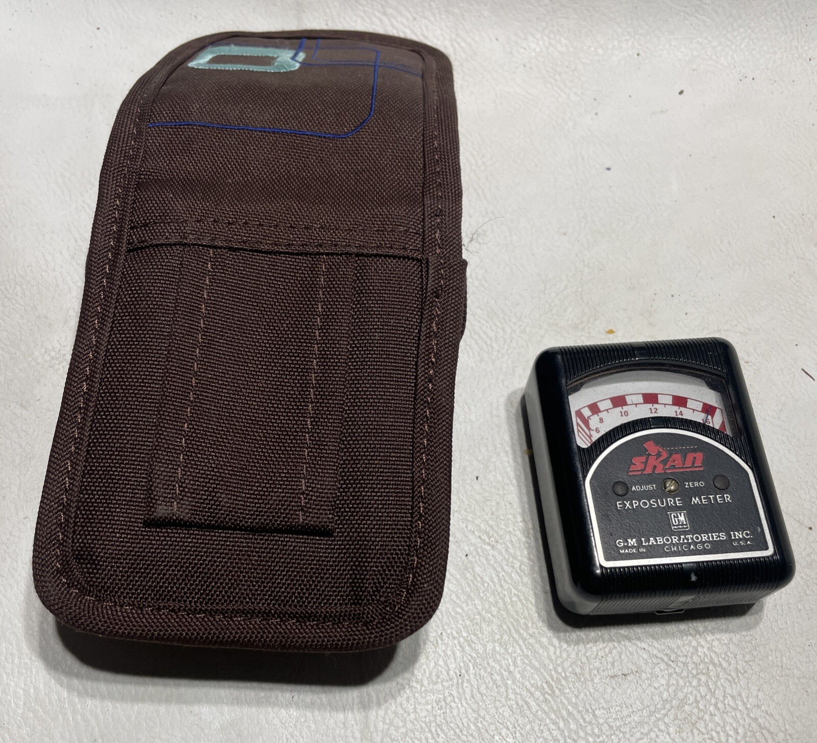 Skan Exposure Meter G-M Laboratories Inc. Chicago Illinois Vintage With Case
