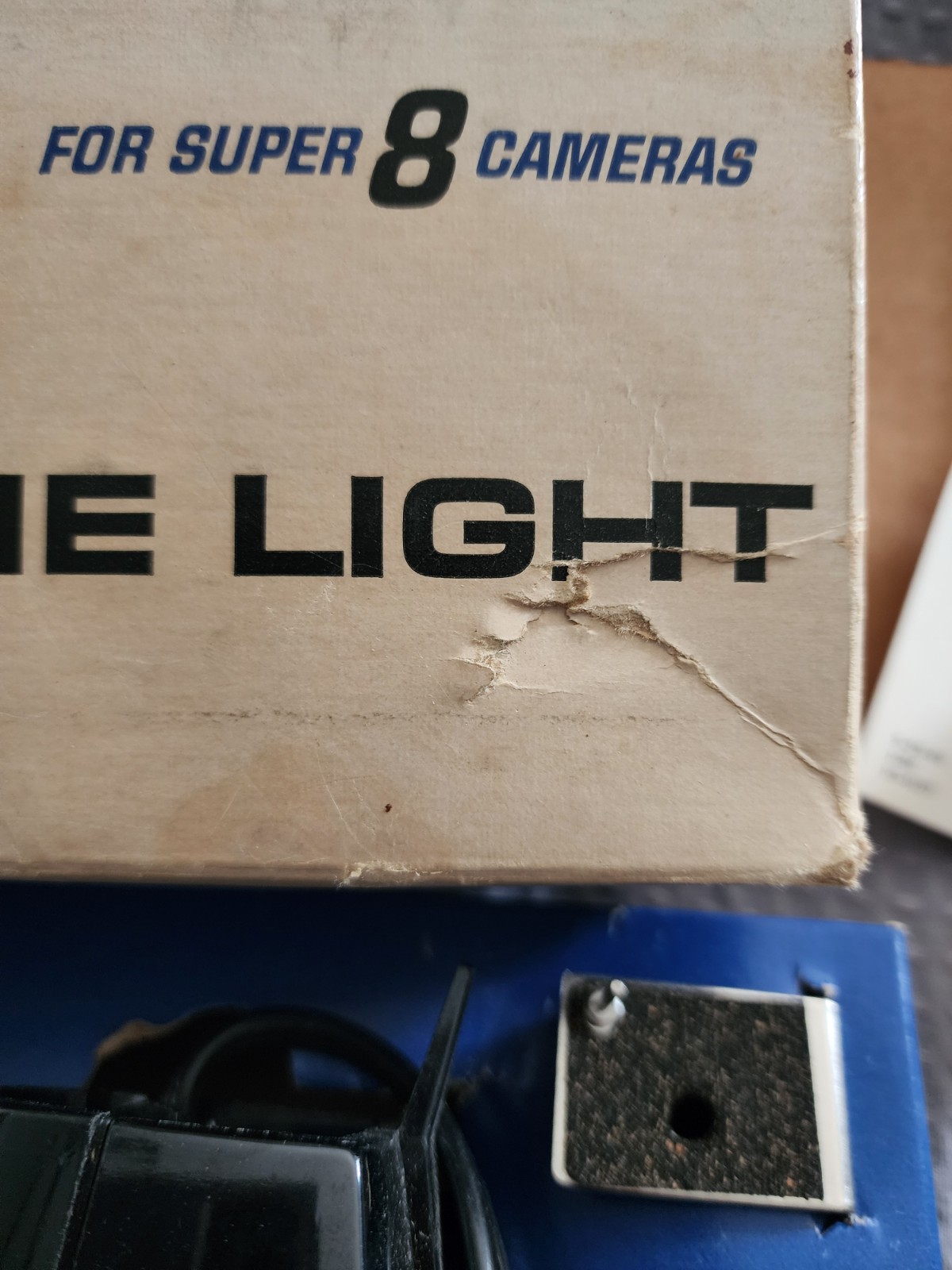 VINTAGE SMITH VICTOR MOVIE LIGHT FOR SUPER 8 CAMERAS MODEL Q1U