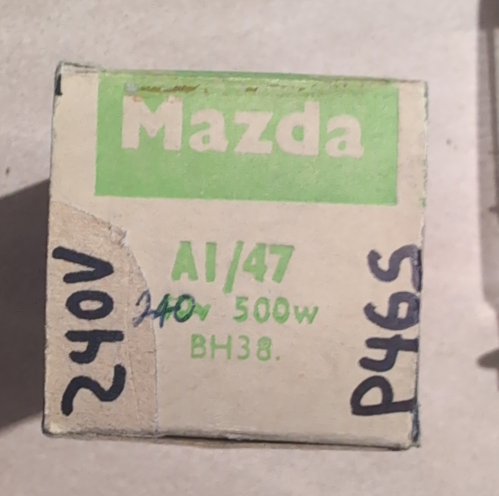 Projector Replacement Bulb Mazda A1/47 BH38 P465 500W 240V Lamp US