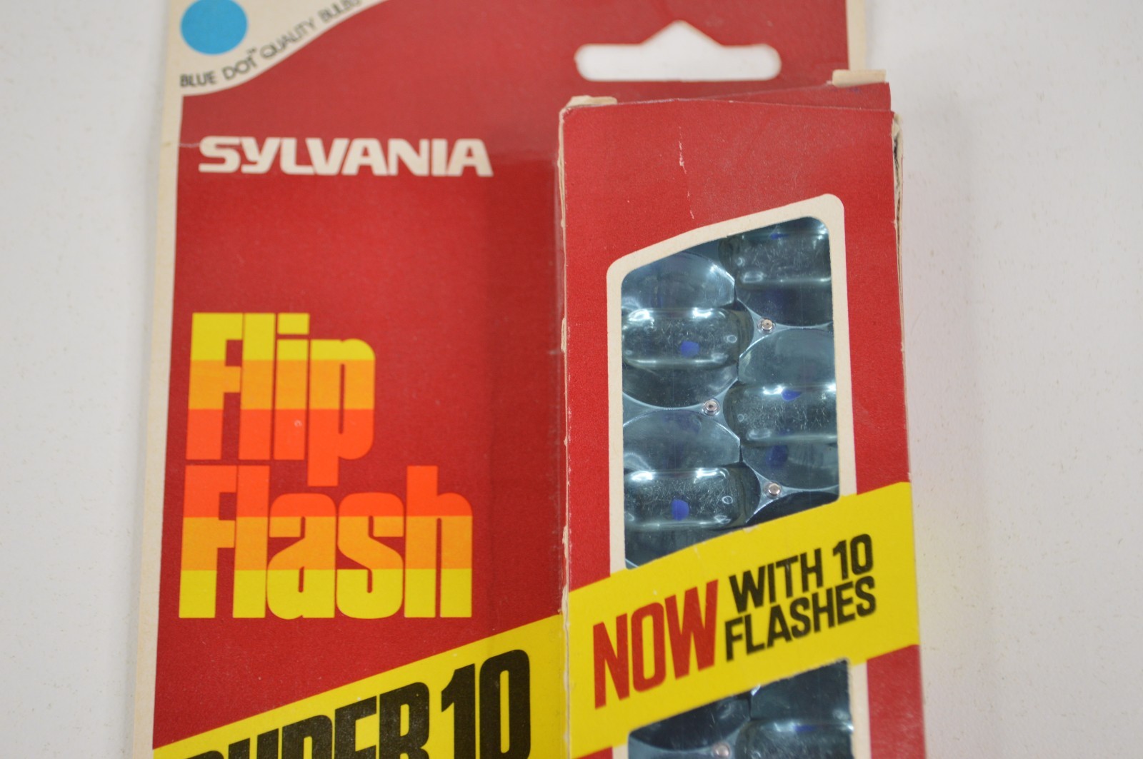 Sylvania GTE Blue Dot Flip Flash Super 10 Camera Flash Bulbs NEW SEALED 1980s