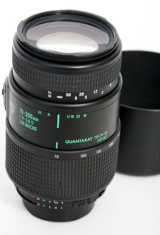 Quantaray 70-300mm f4.5-5.6D Lens Nikon AF Mount – Tech 10 version