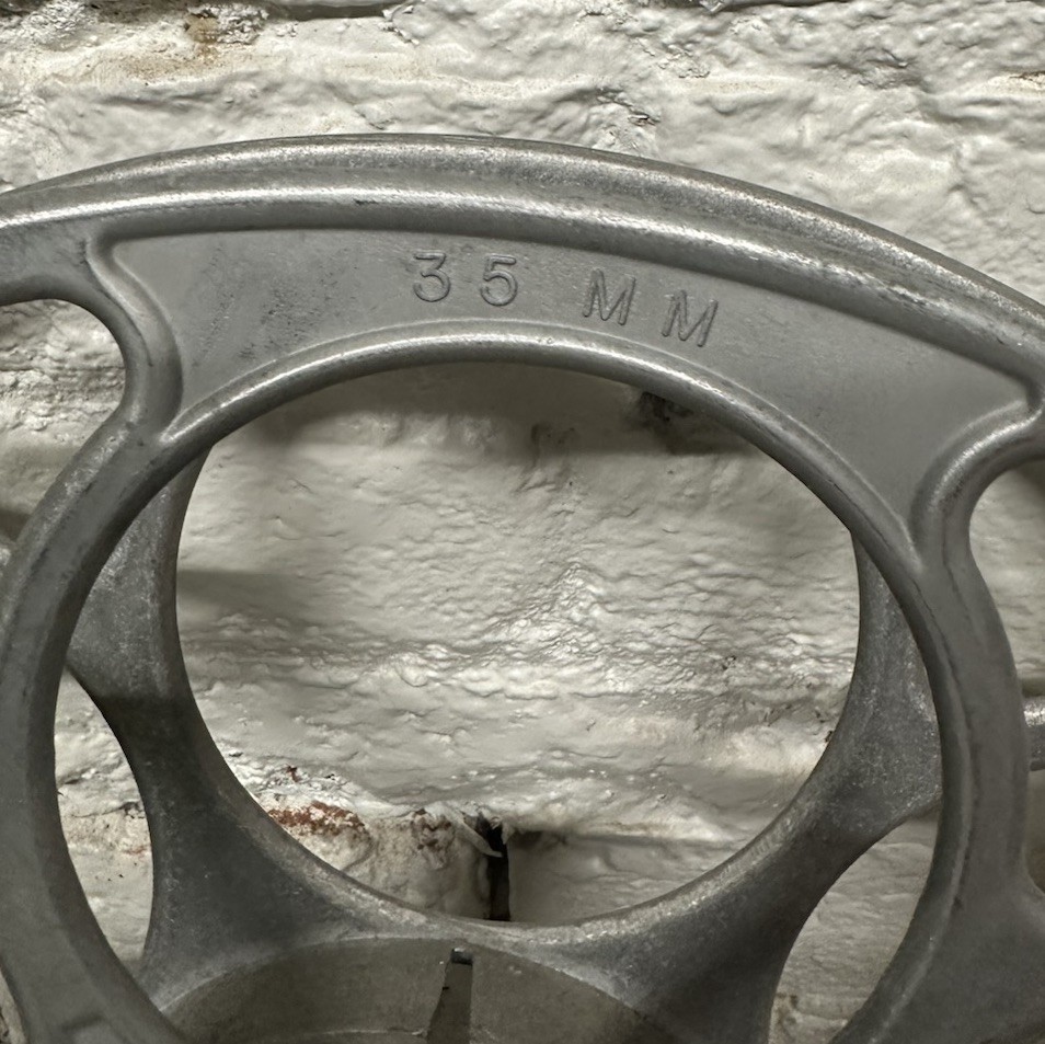 Goldberg Bros. 35mm 2000ft 20 Minute Metal Film Reels Made in USA
