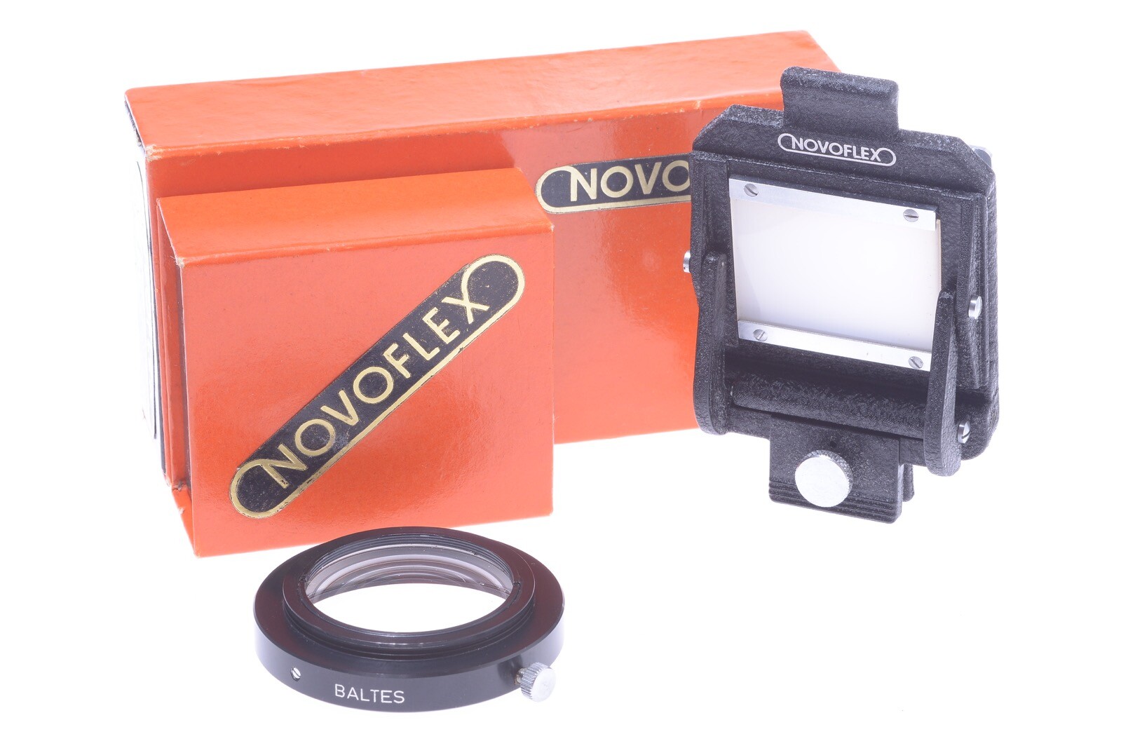✅ NOVOFLEX COPYING ATTACHMENT FOR SLIDES POSITIVES & BALTES CLOSE UP LENS
