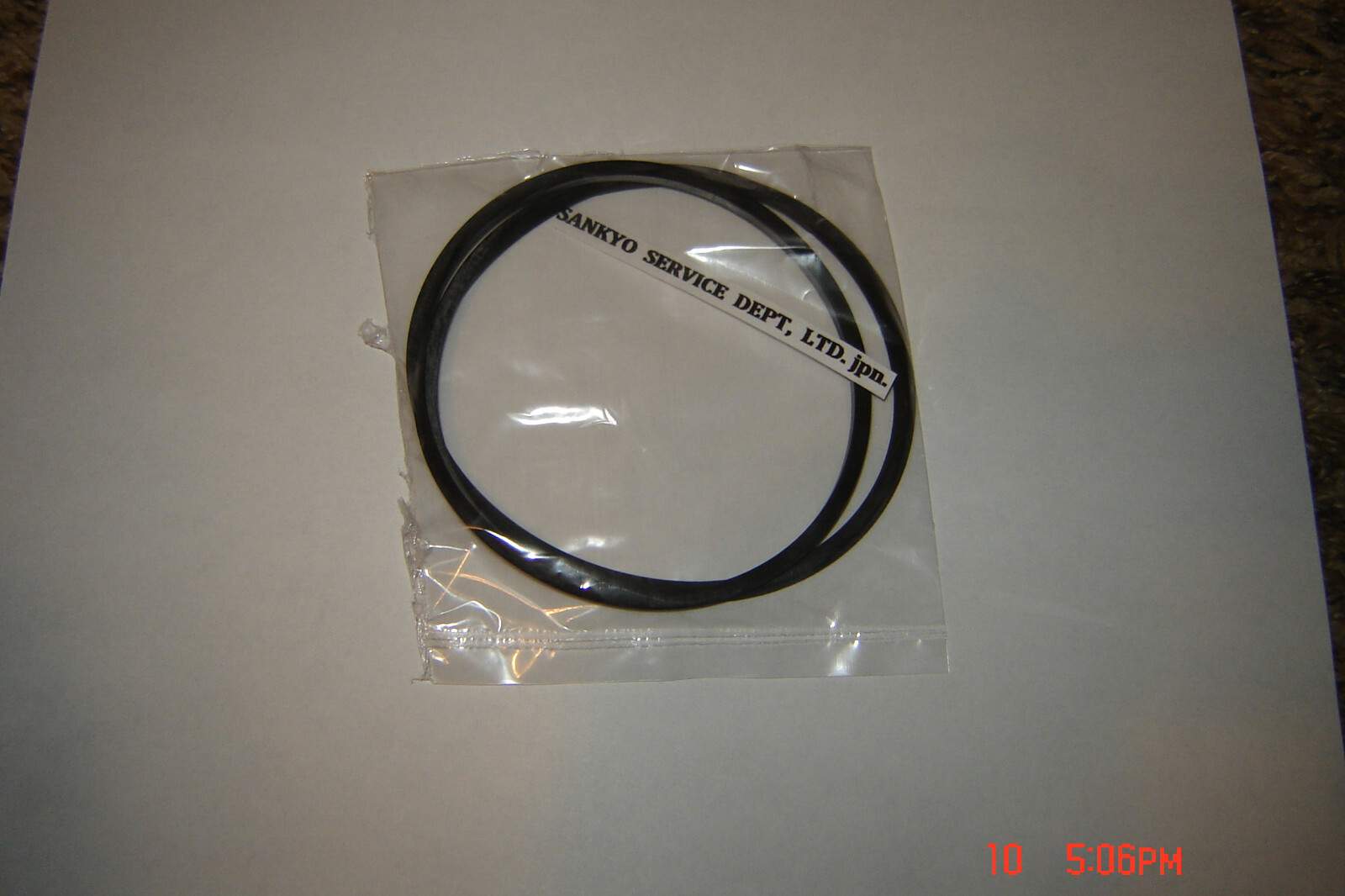 SANKYO 800 CINE PROJECTOR TAKE UP BELT, 1 Long Belt . WORLD WIDE SHIPPING