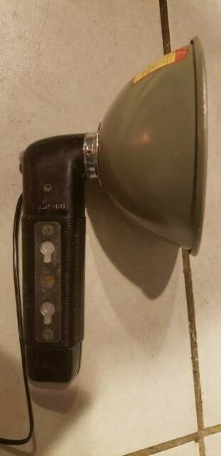 Ansco Black Universal Flash Unit for Vintage Film Camera with Manual & Bracket