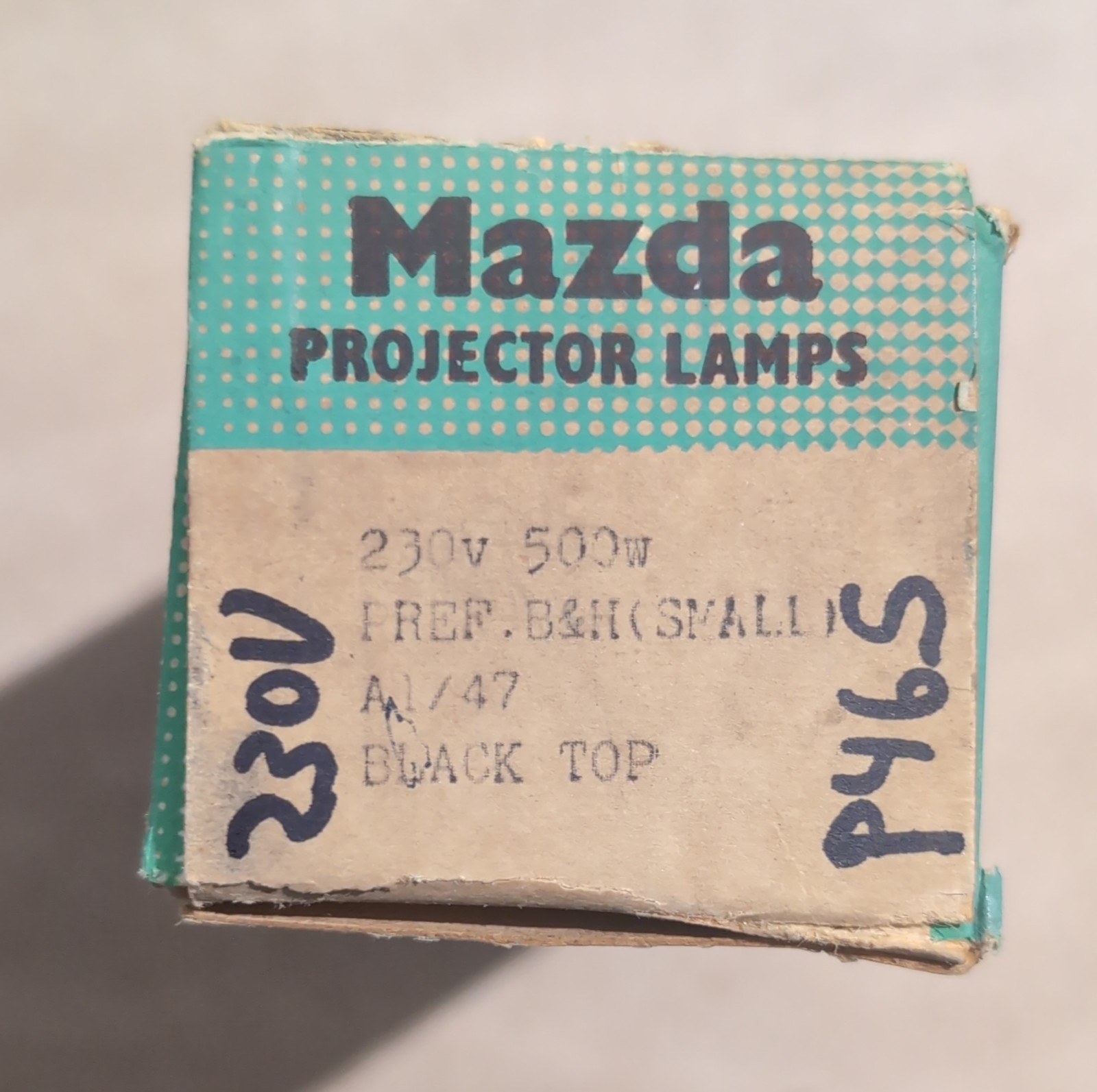 Projector Lamp Bulb Mazda P465 A147 500W 230V For Bell Howell Movie Projector