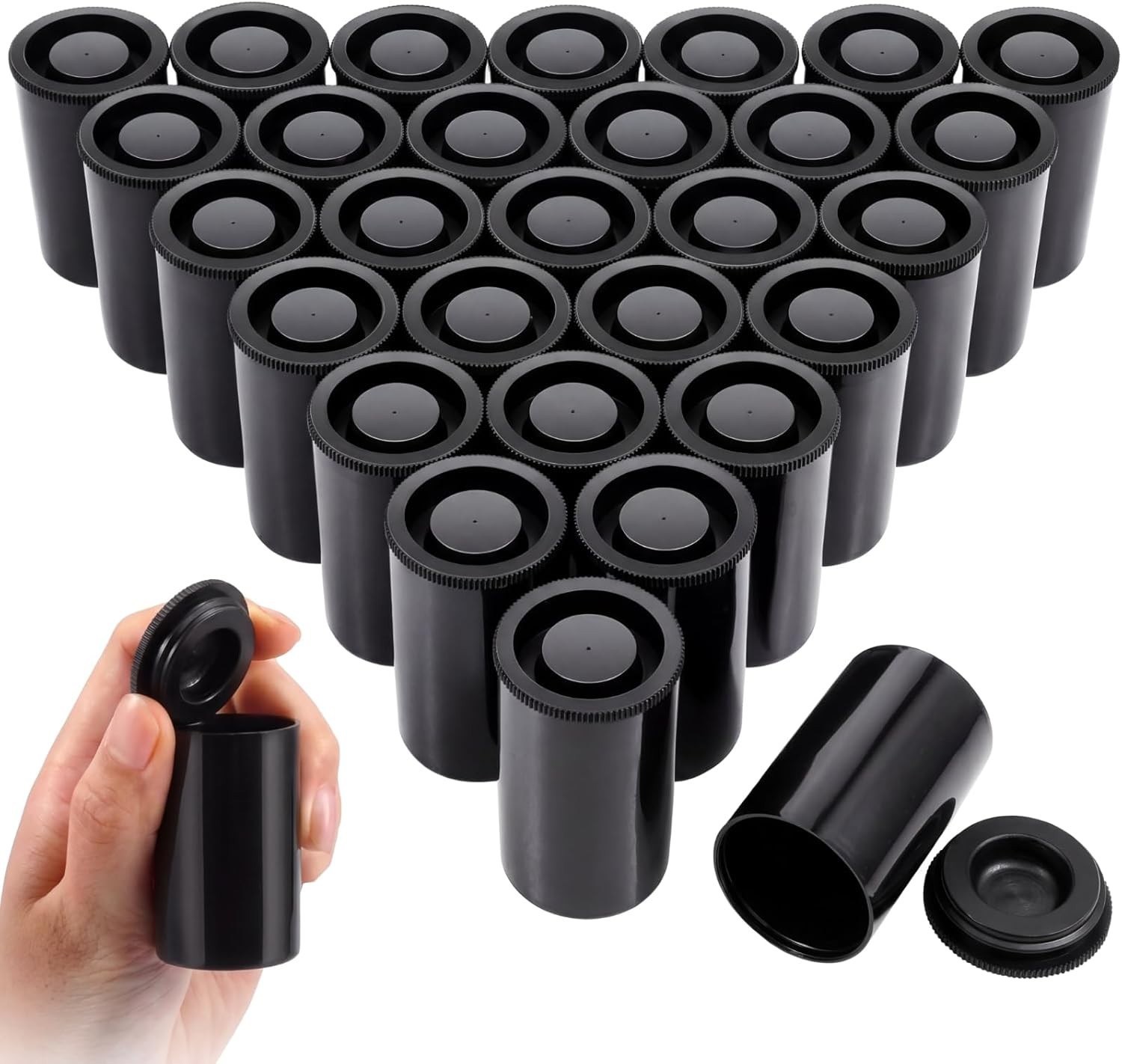 Versatile 30-Piece Plastic Canister Set – Ideal for Organizing Films and More