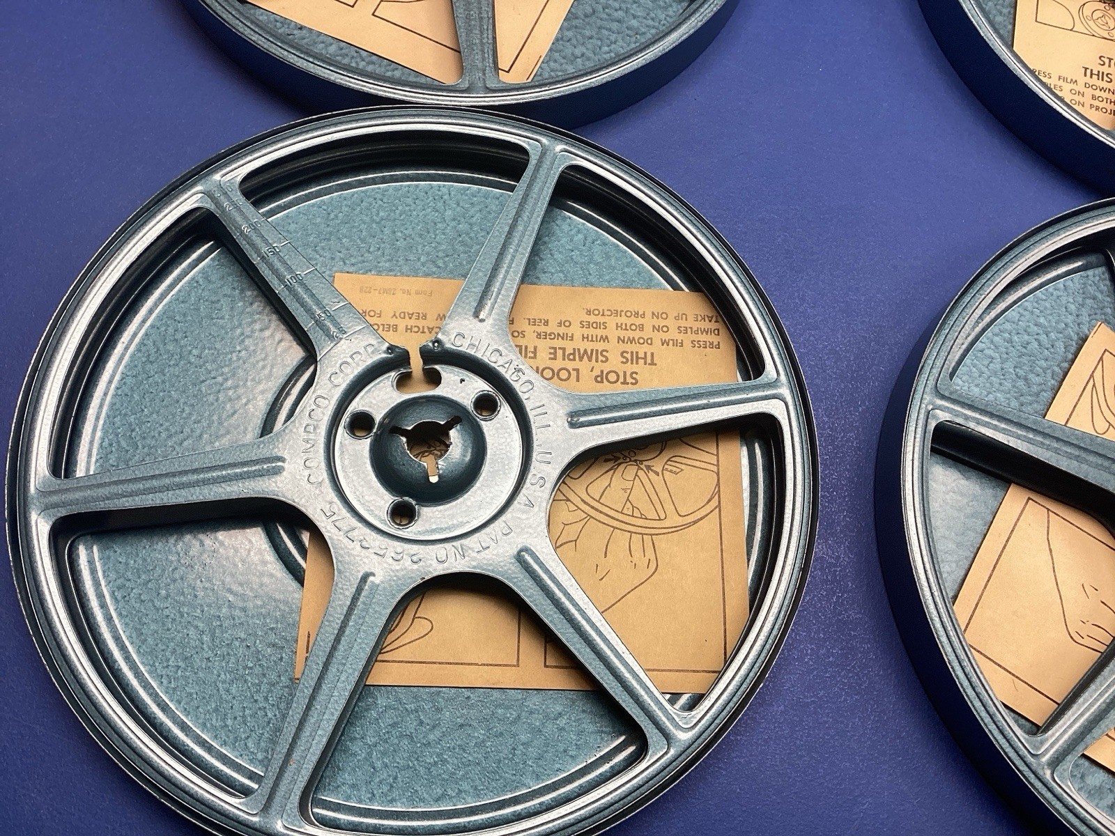 8mm Film Reels Cases Vintage Haag Drugs