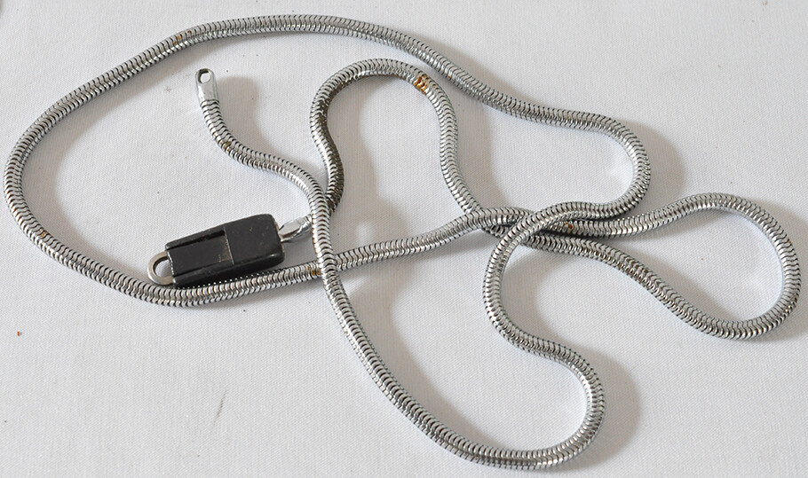 Vintage Metal Camera Chains 36 Inch, 35 Inch, 21 Inch, 8 Inch, Lot of 5 Chains