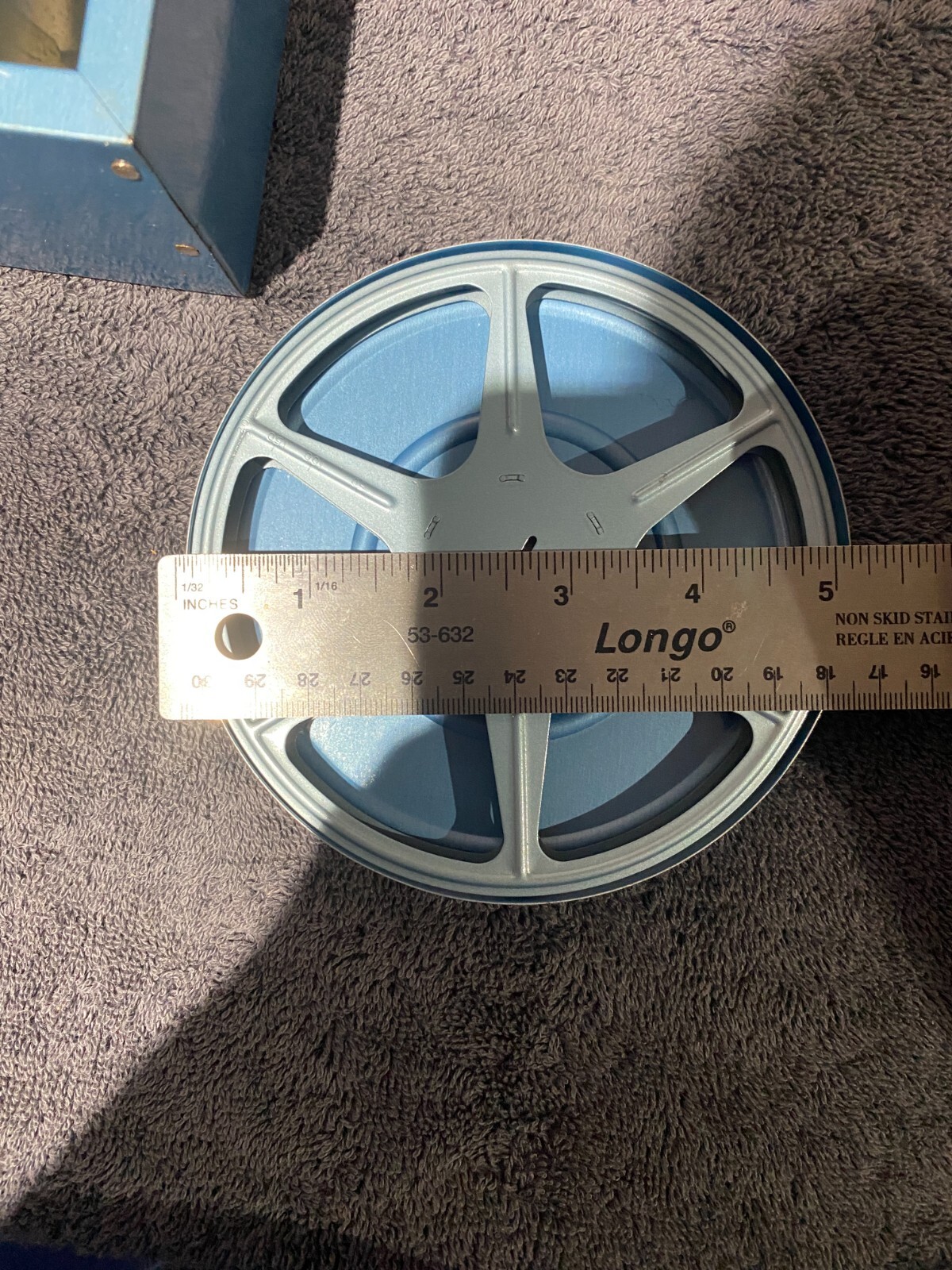 Lot Of 12 Reel To Reel Scherer 5″ Metal Reels and Canisters W/ METAL CASE