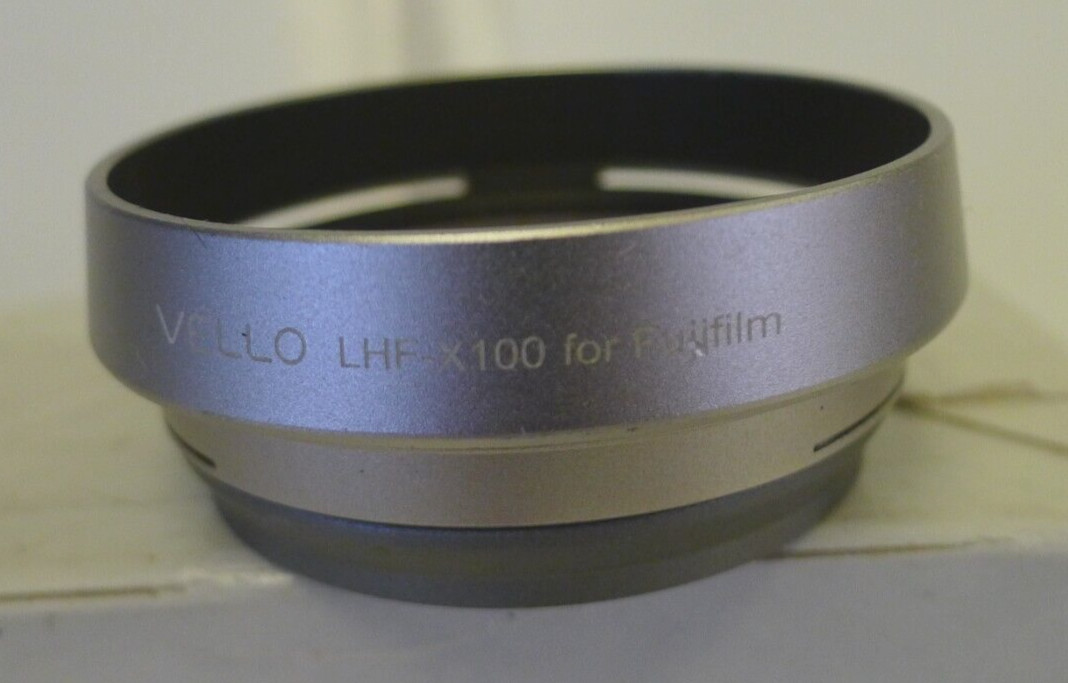 Vello LHF-X100 Lens Hood & 49mm Adapter Ring Fuji Fujifilm X100F X70 X100S X100T