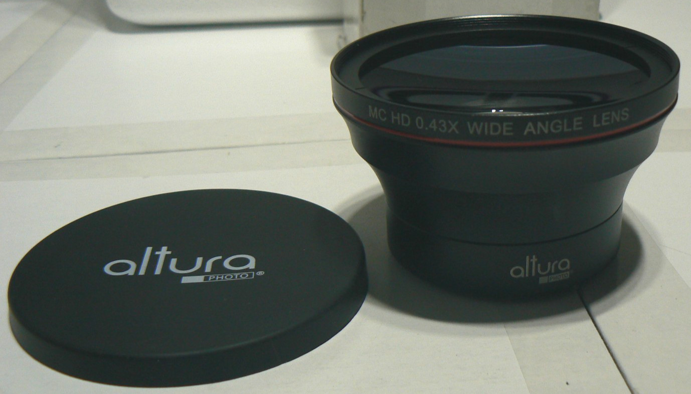 Altura Photo 52mm MC HD 0.43X Wide Angle Super Macro Threaded Lens +Front Cap