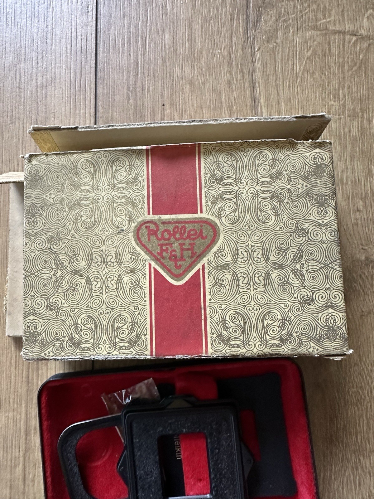 Rollei Rolleikin conversion kit from medium format to 35mm standard in hard case