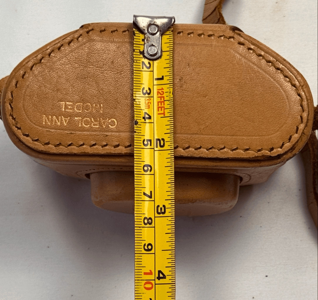 Vintage Bolsey Leather Case for Bolsey B2 – 35mm Camera/Light Brown
