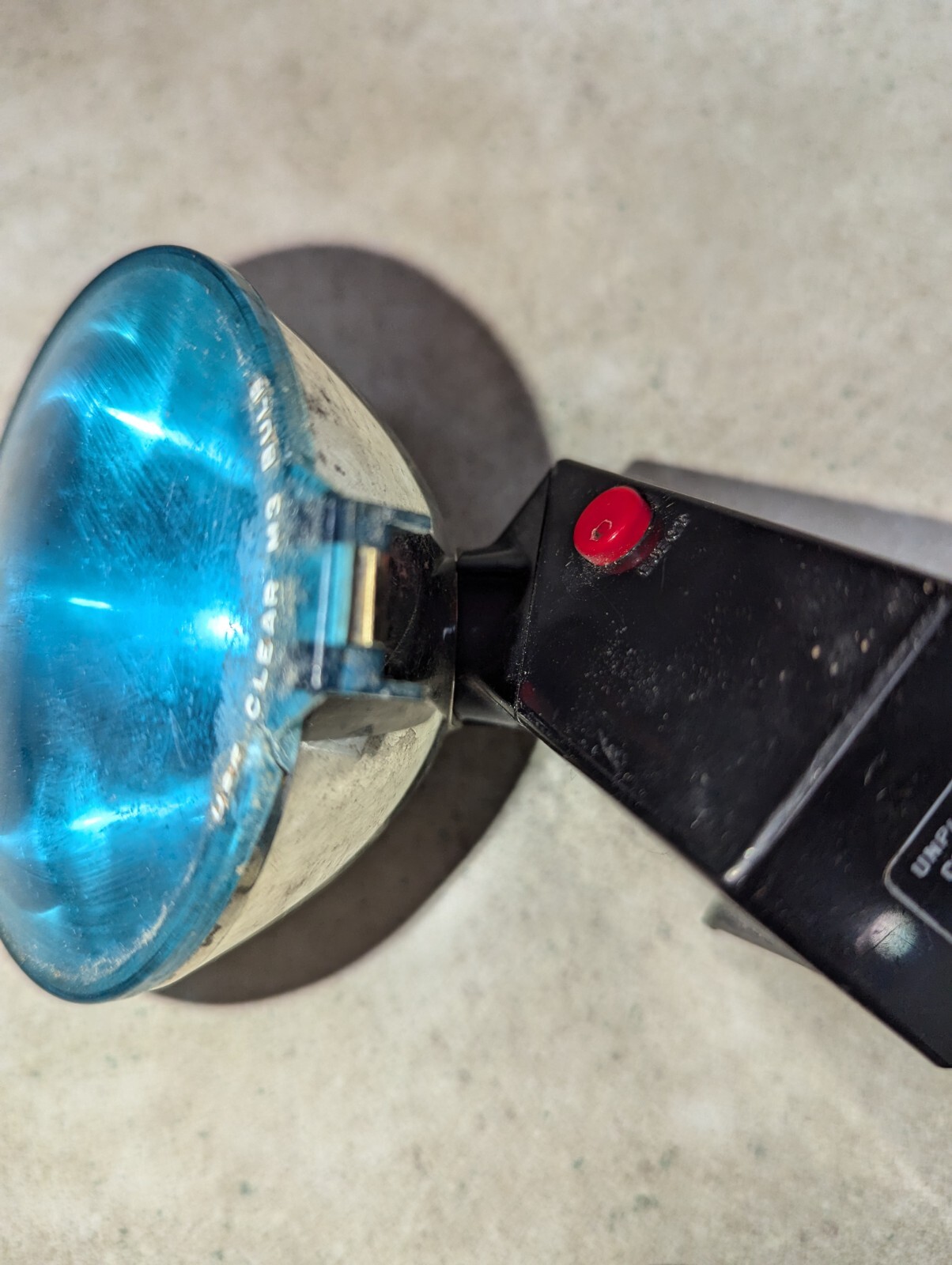 Set Of 2 Vtg Polaroid Model 268 Flash Attachment Blue Filter Plug In,Untested