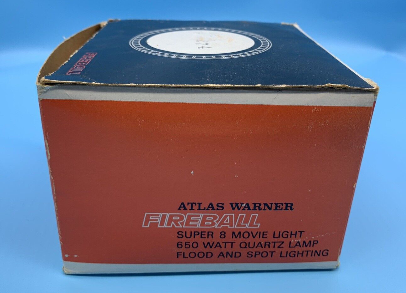 Atlas Warner Fireball Super 8 650 Watt Quartz Lamp Movie Light – Tested