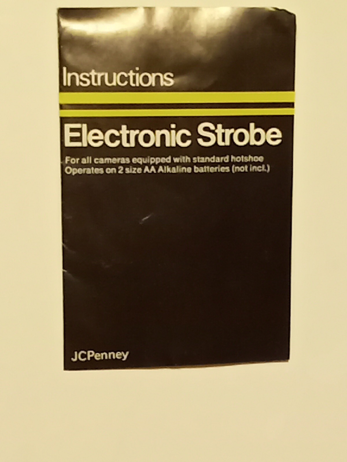 JC Penney Electronic Strobe With Sync Cord