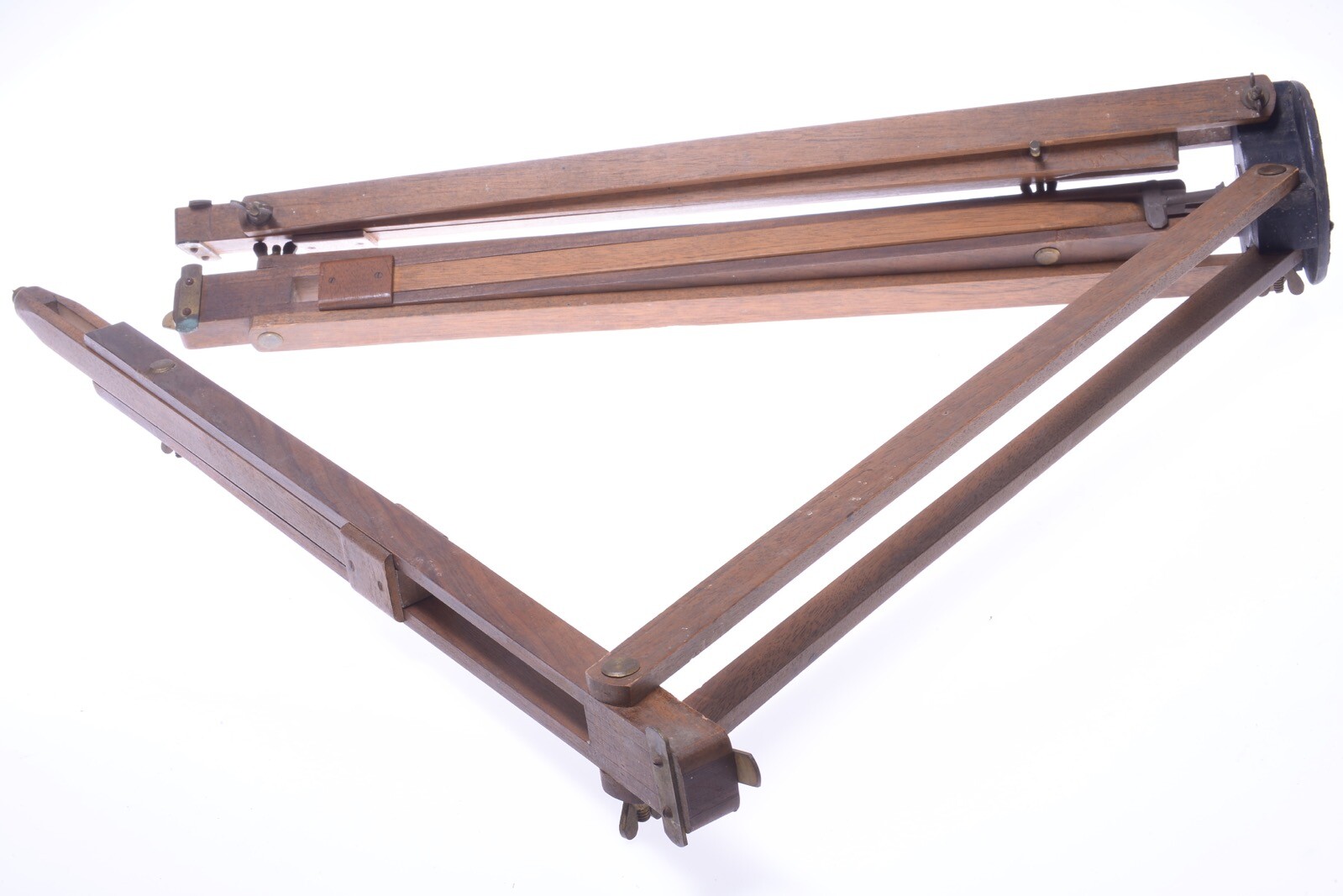 ✅ ANTIQUE WOOD TRIPOD 130CM, 51.18″ GLASS PLATE 9x12CM LARGE FORMAT FIELD CAMERA