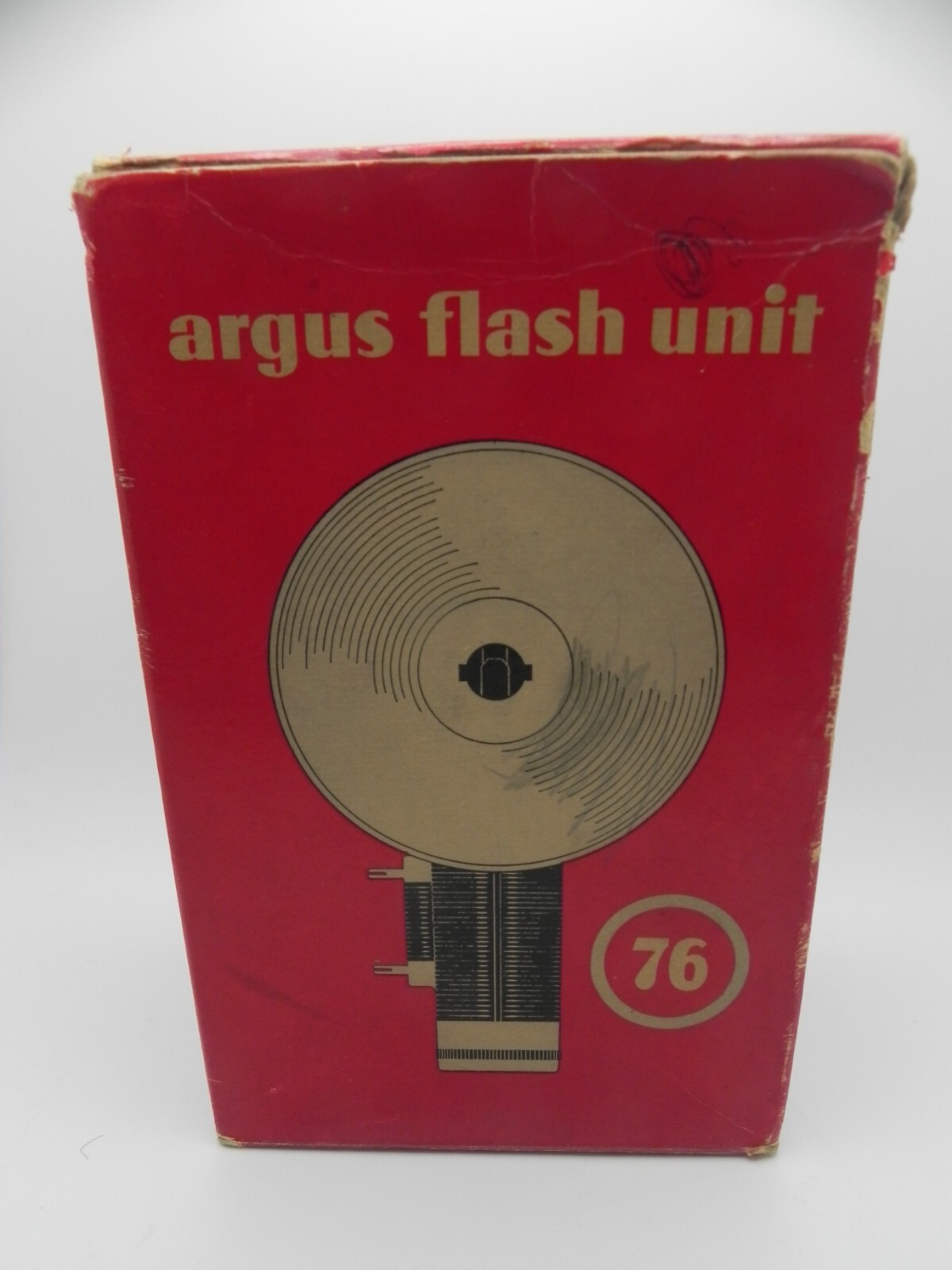 FOR PARTS OR DISPLAY – Vintage Argus Flash Unit 76 with Box – UNTESTED
