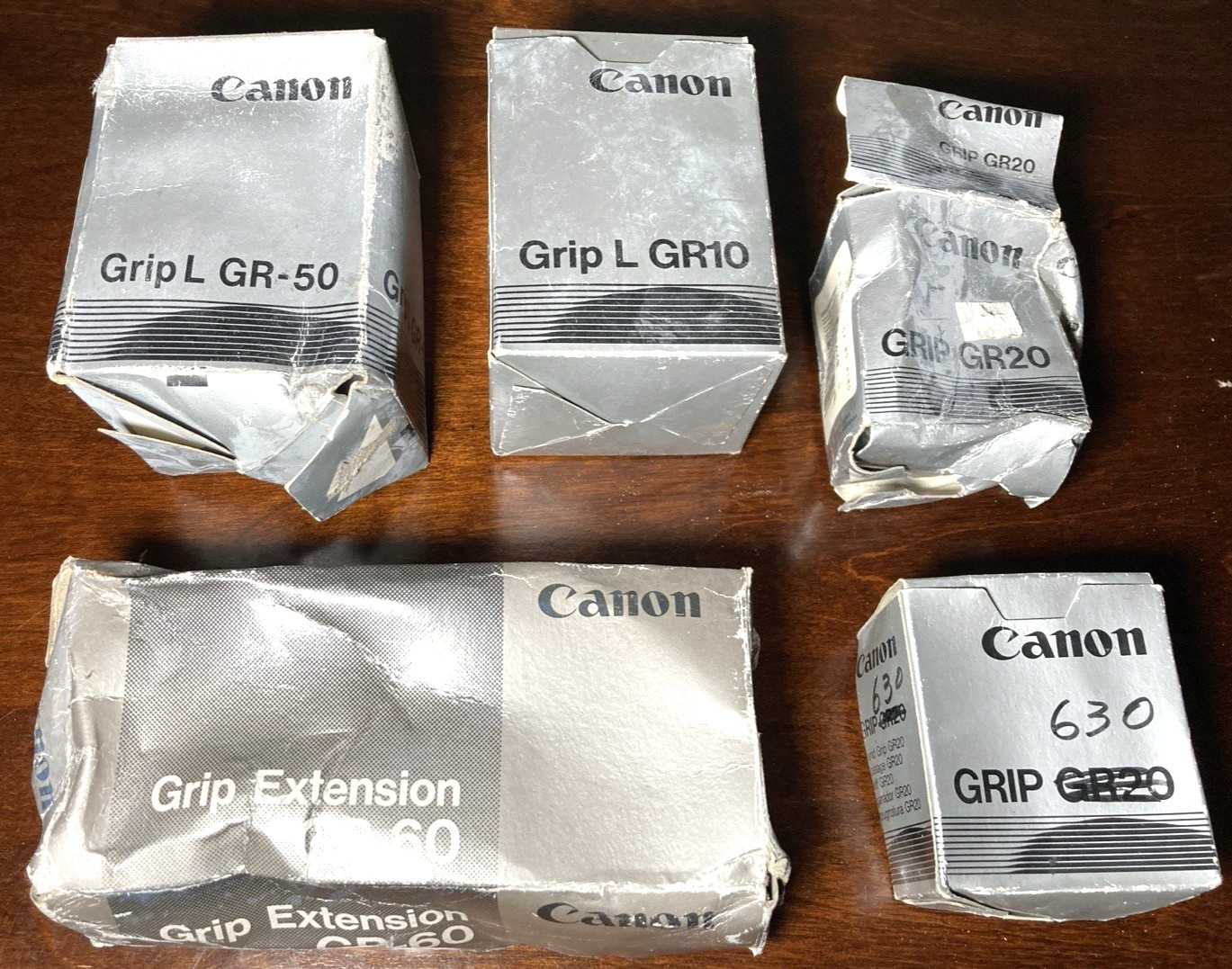 Lot of (5) CANON Camera Grips NOS