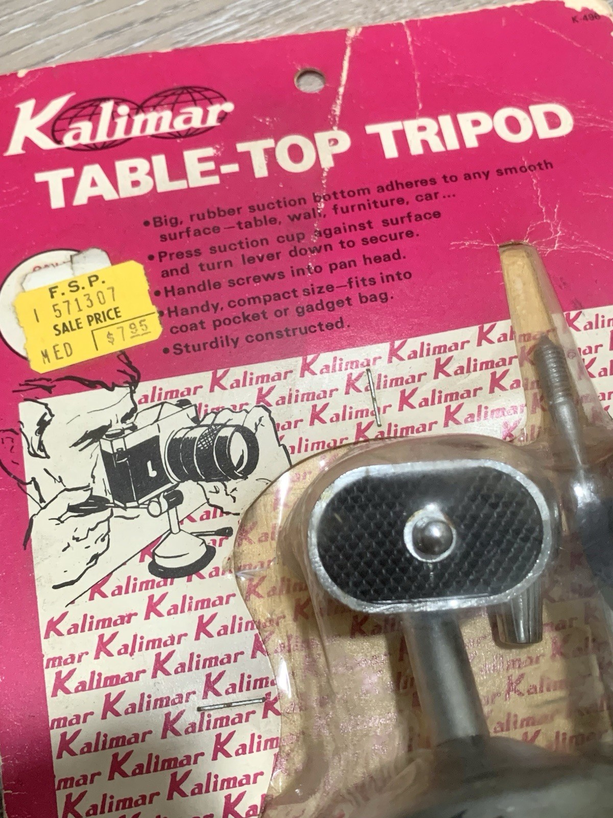 Vintage Kalimar Camera Accessories, Tabletop Tripod, Cable Release, Kali Copier
