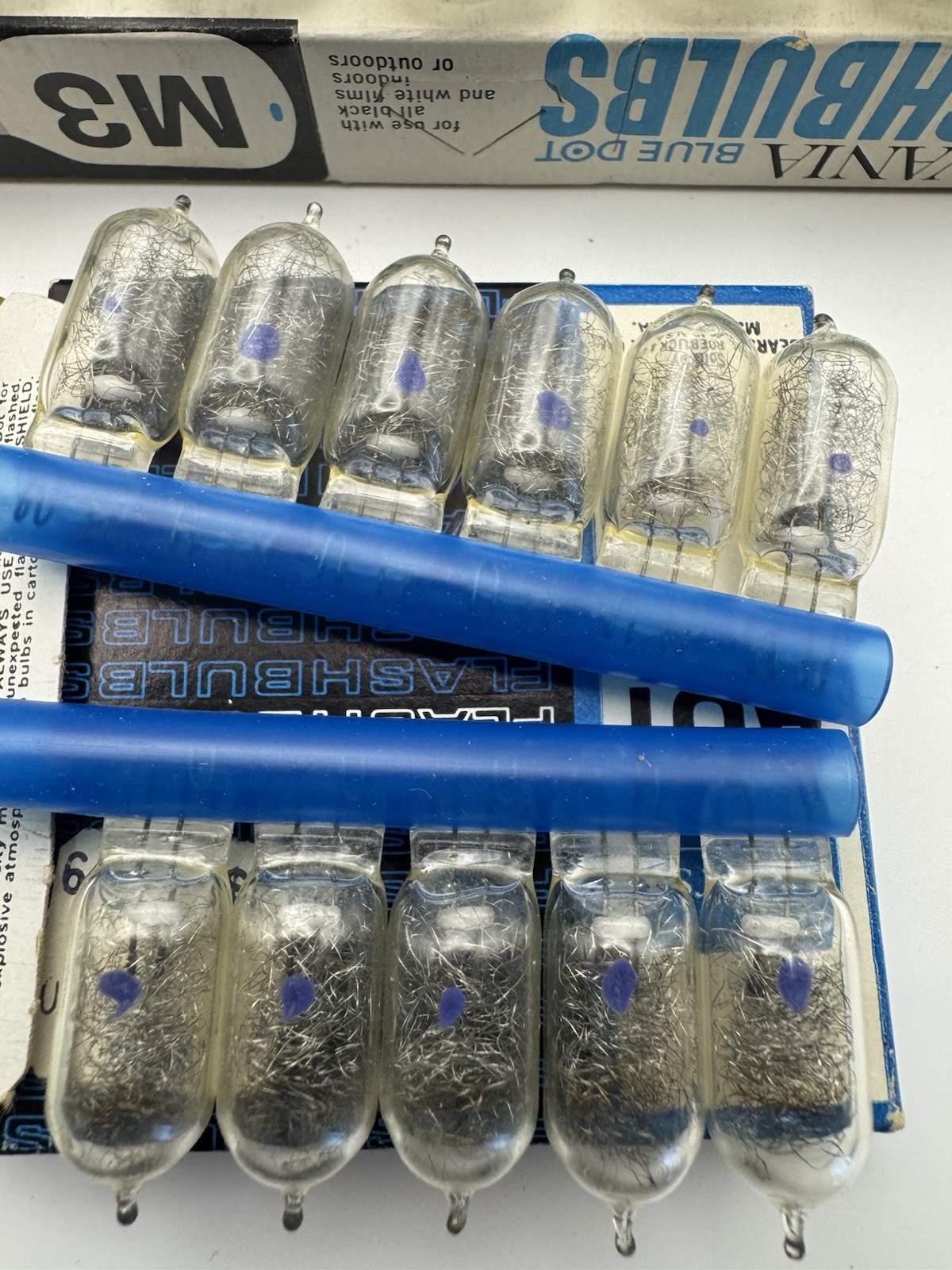 Lot of Vintage M3 And AG1 Flashbulbs In Original Packages