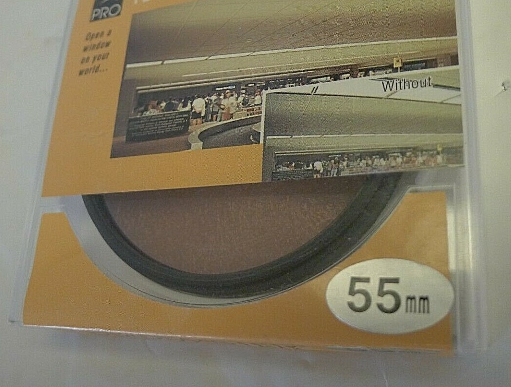Promaster 55mm FL-D Filter +Protective Case – Japan