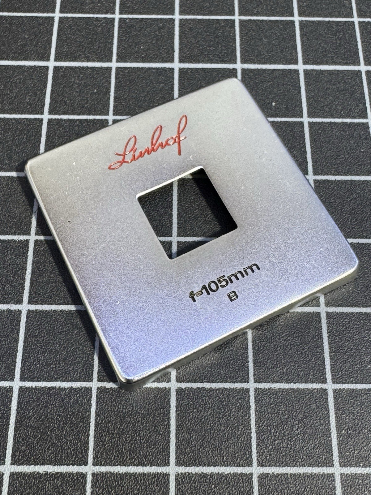 Linhof Baby Technika IV 6×6 Viewfinder Mask Set 105mm For Biogon Finder