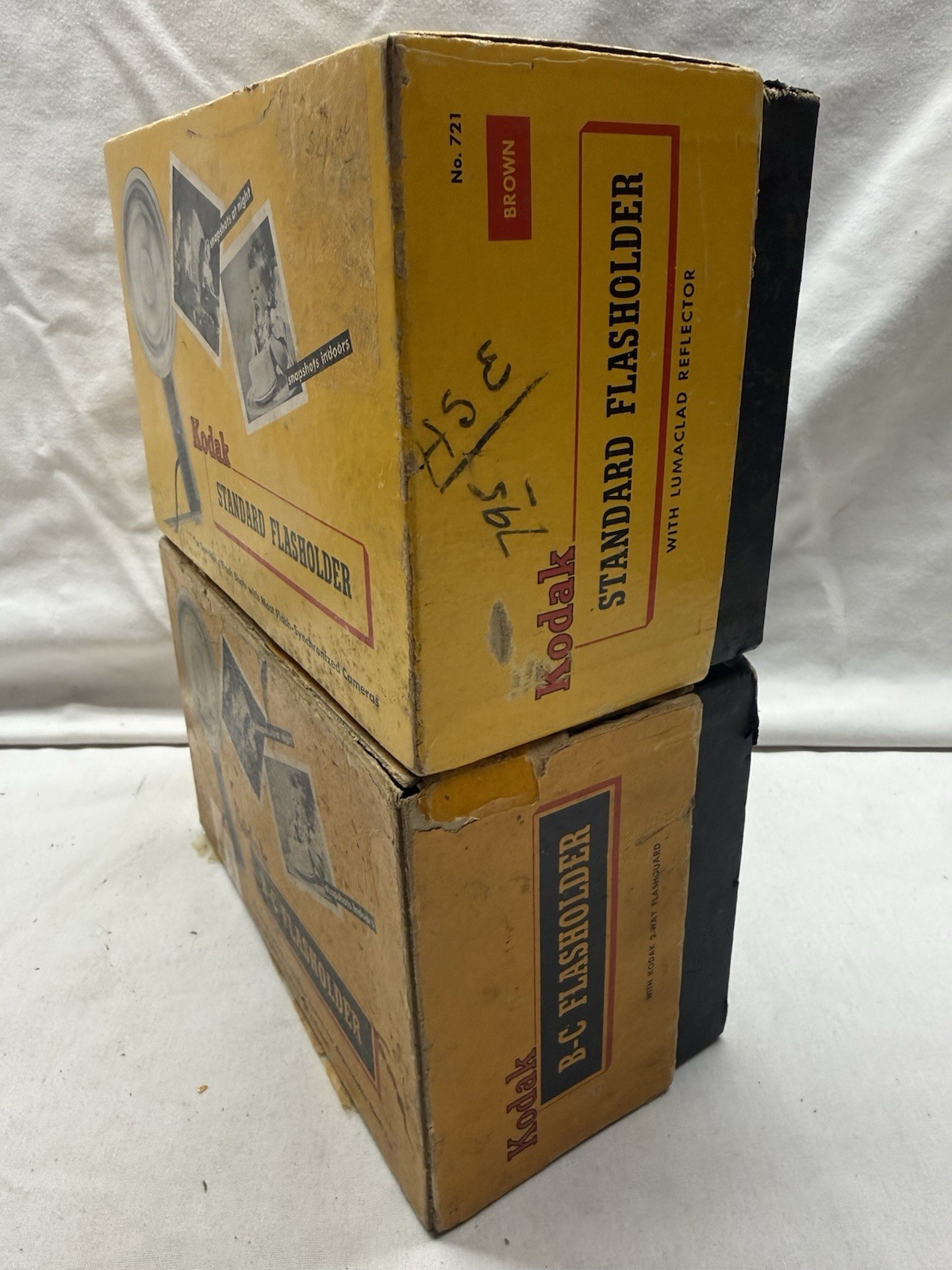 KODAK STANDARD & B-C FLASHOLDER Lot – Original Boxes, Untested, Parts / Display