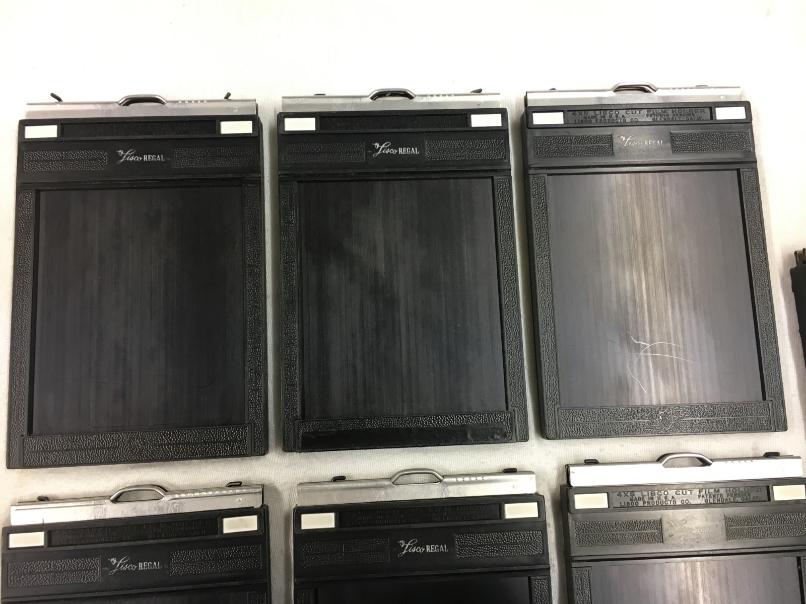 6 4×5 Lisco Regal Cut Film Holders 1 Folmer