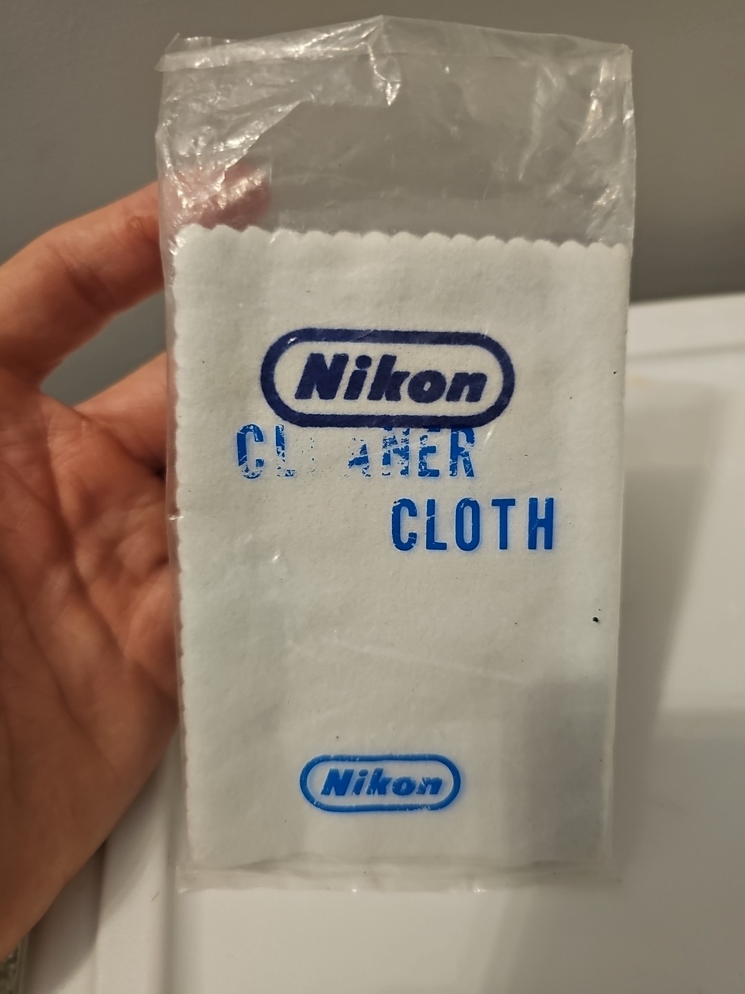 Vintage 1970’s era Nikon Camera Cleaner Cloth Original Packaging Japan C2