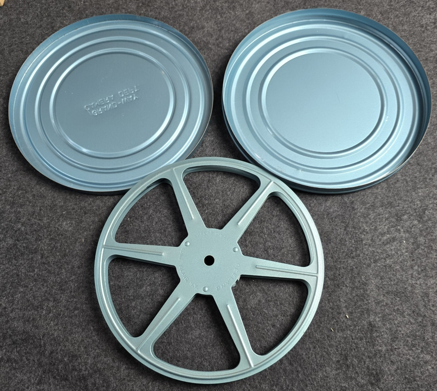 8mm GRAND-WAY Metal Thread-O-Matic Reelane REEL and Canister