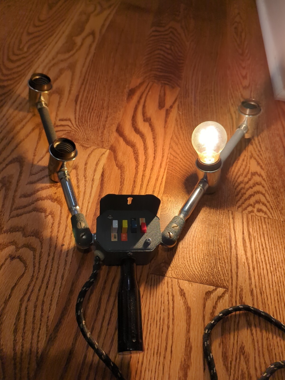 Mayfair Foldomatic hand-held photography light *TESTED* 4 Bulb – Vintage Lamp