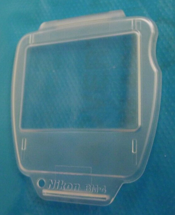 Nikon BM-4 Clear Plastic Display Monitor Cover for Nikon D-70