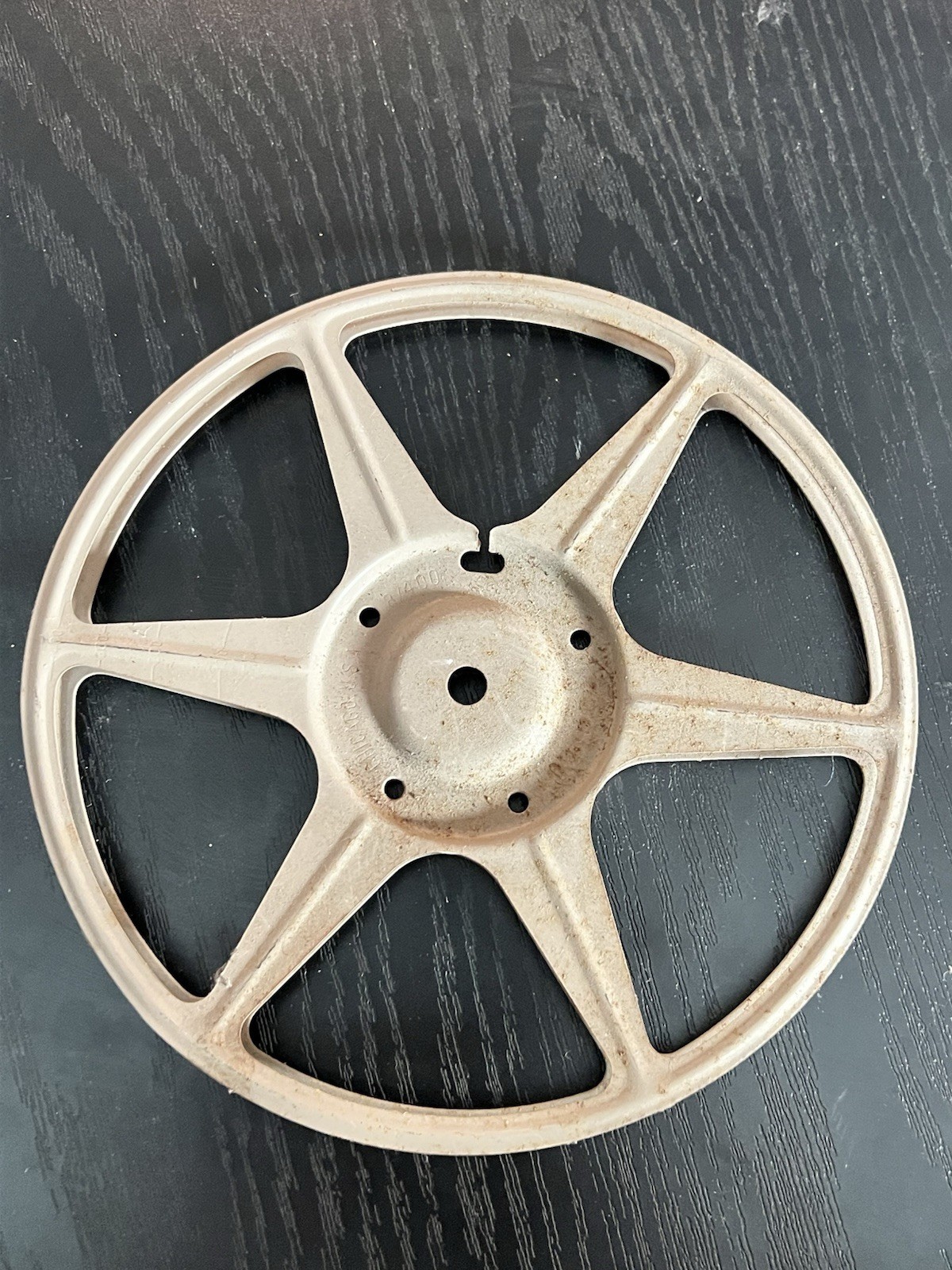 Vintage COMPCO 8mm 400ft Metal Film Reel Chicago USA Movie Projector Take Up