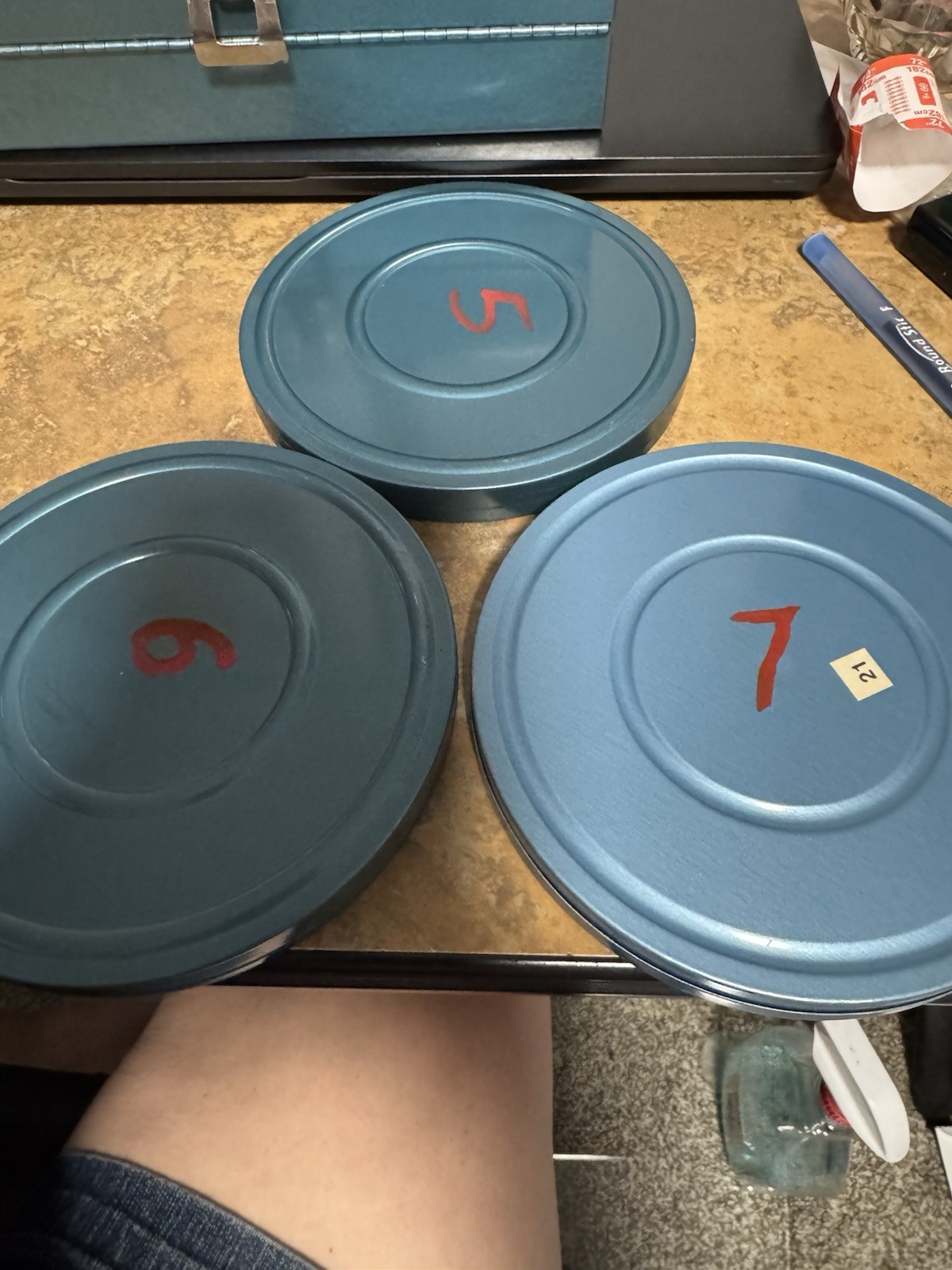 Vintage 8mm Home Movies Cases And Carry Case Metal
