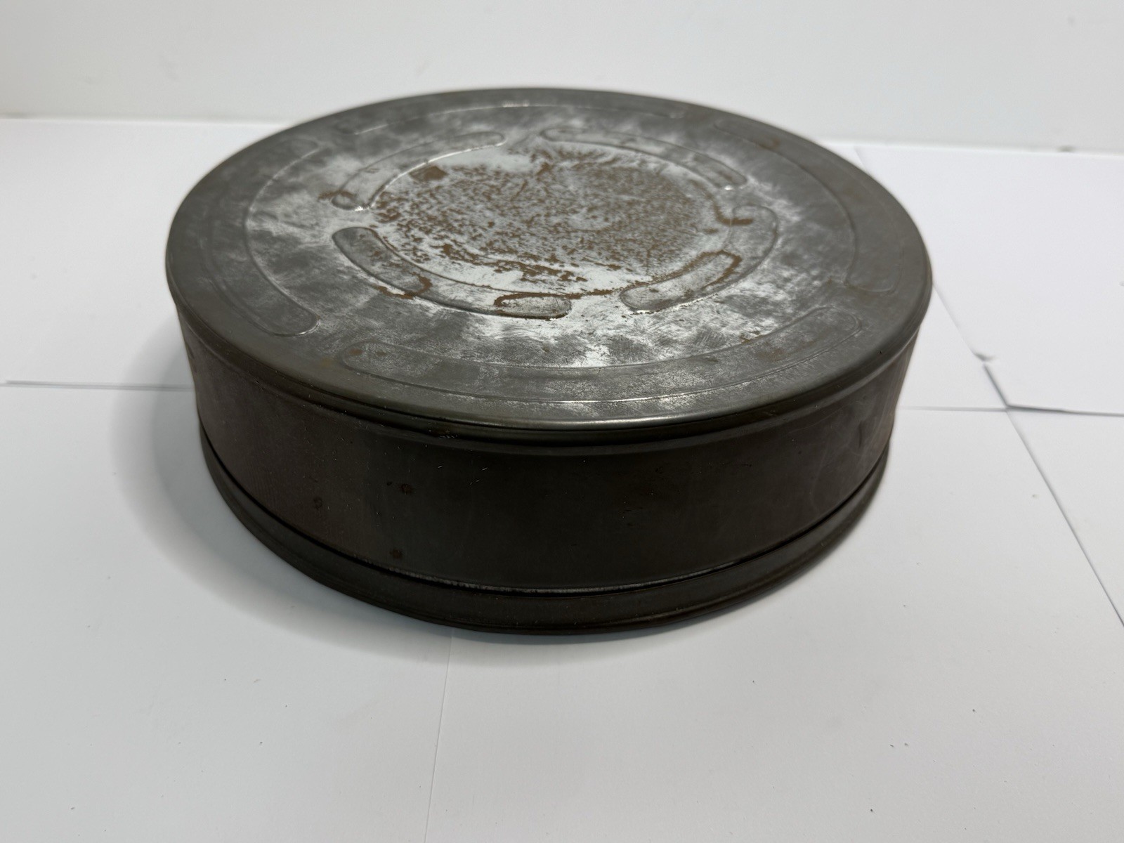 Vintage Eastman Kodak 35mm Nitrate Motion Picture Film Can Canister 10.5″ x 3″