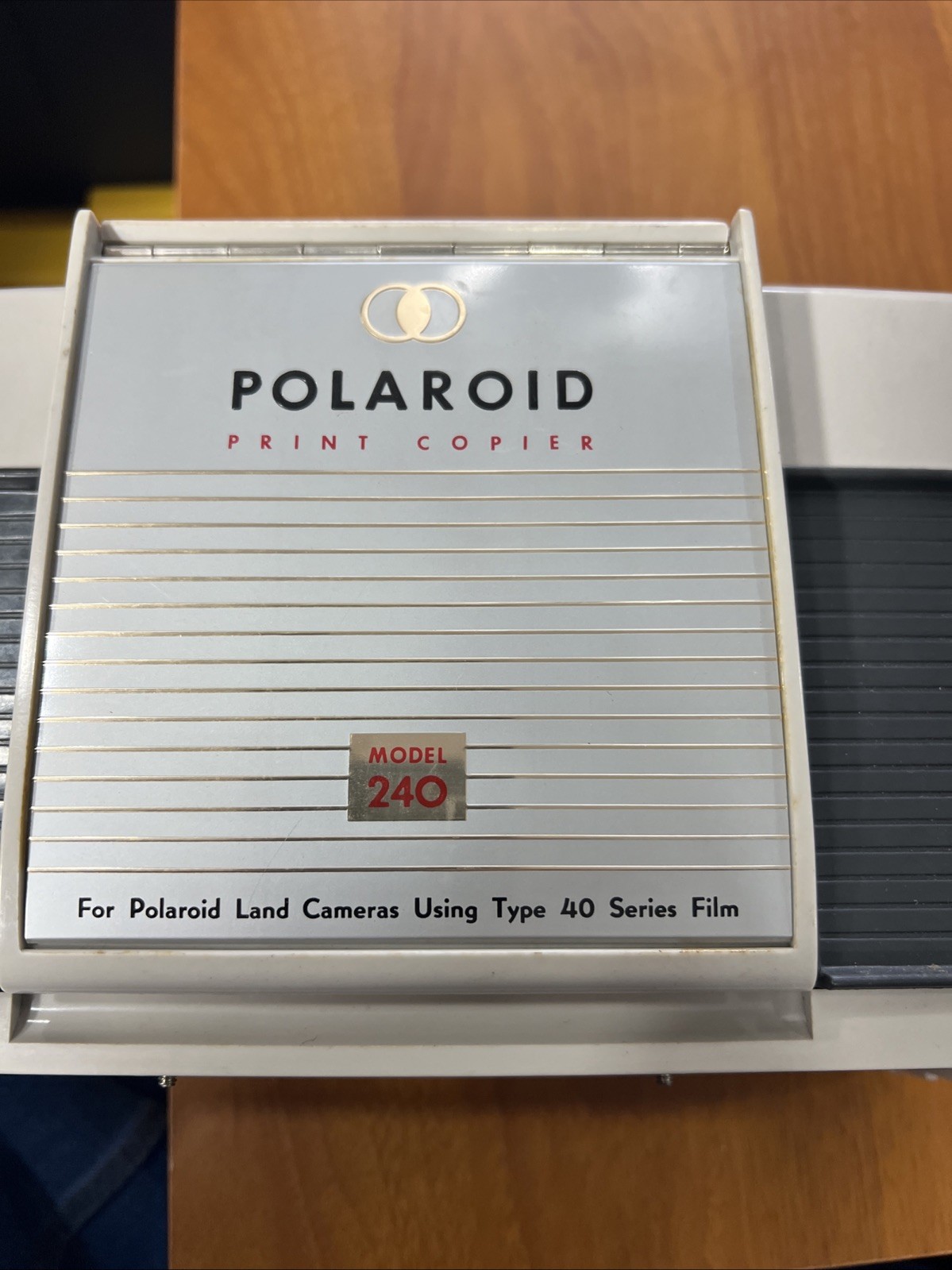 Polaroid Print Copier Model 240 • Vintage 1958 Land Camera Accessory • USA Made