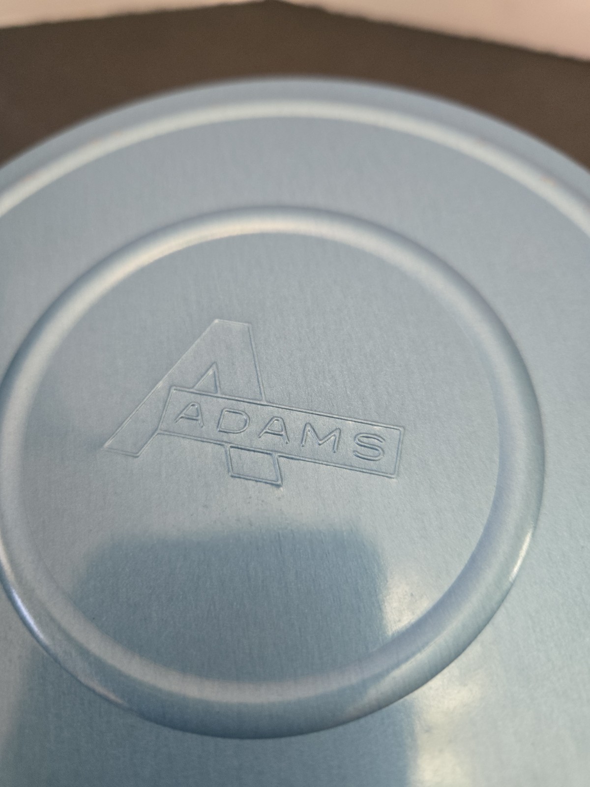 Vintage Adams Metal Film Can Storage Case,6 Box Containers