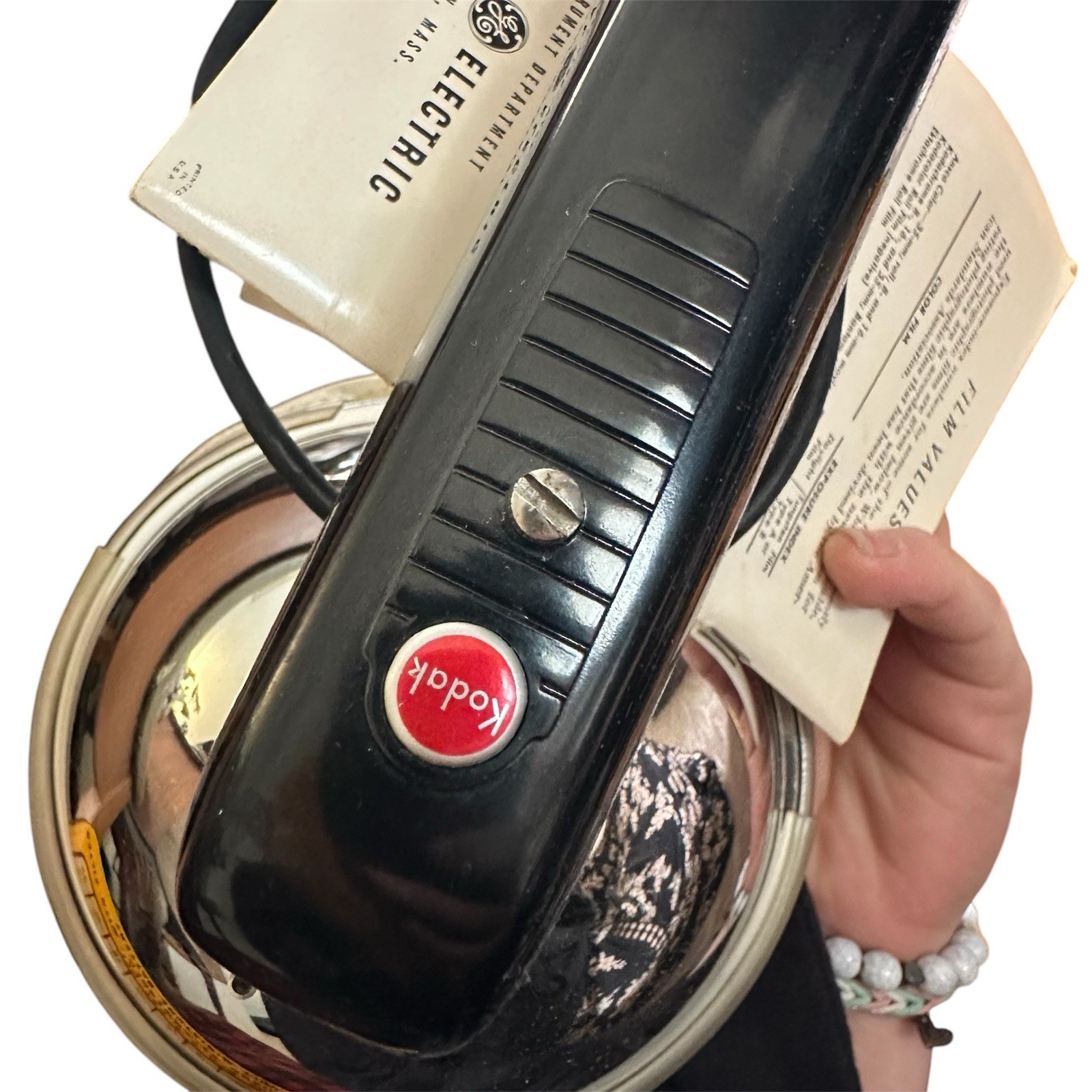 VTG Kodak BC Flasholder LUMACLAD REFLECTOR CLIP-ON FLASHGUARD NO. 93F. With Box