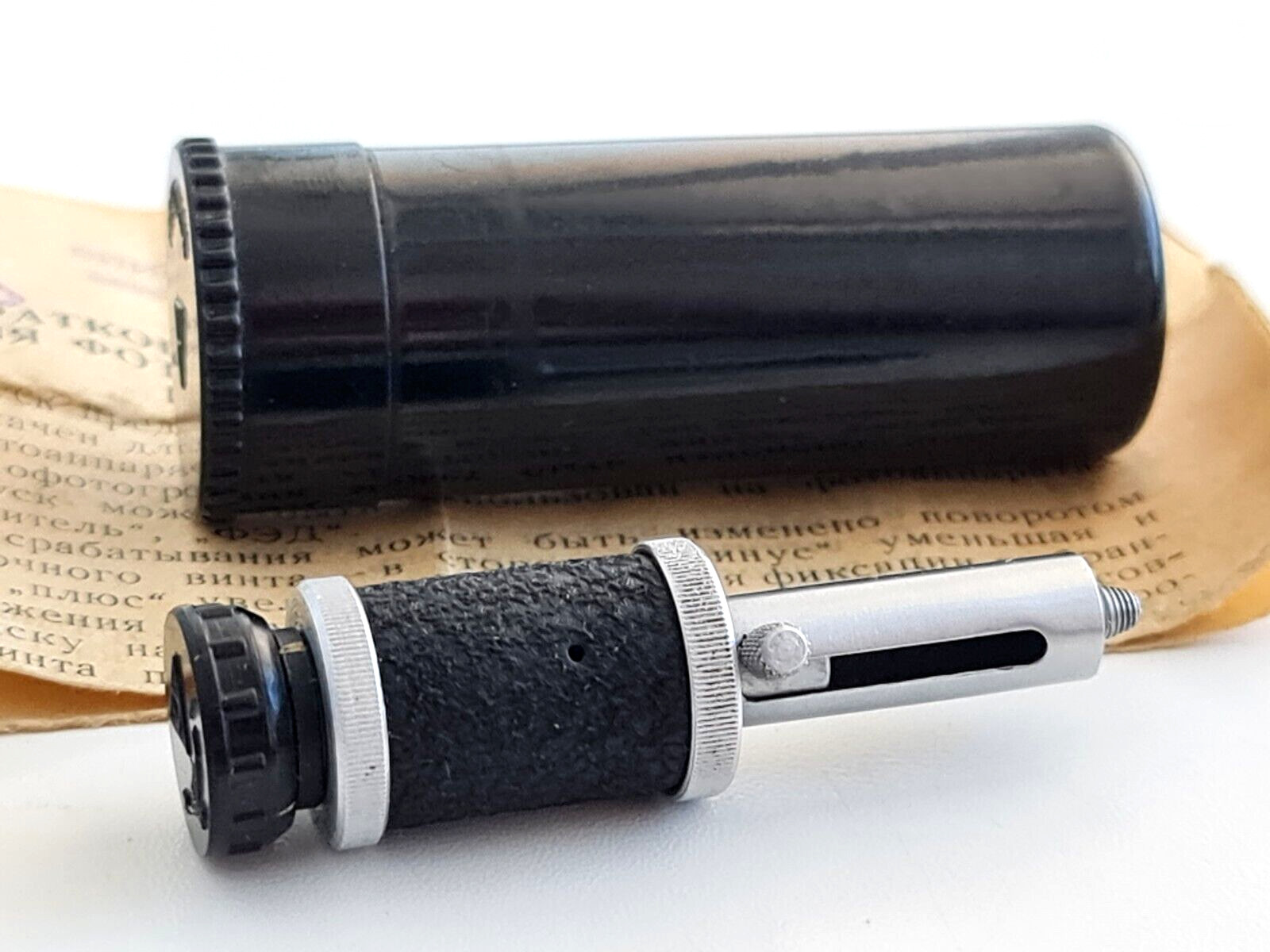 Pneumatic Self-Timer for FED, Zorki, Kiev, Lubitel, Leica, Contax etc.