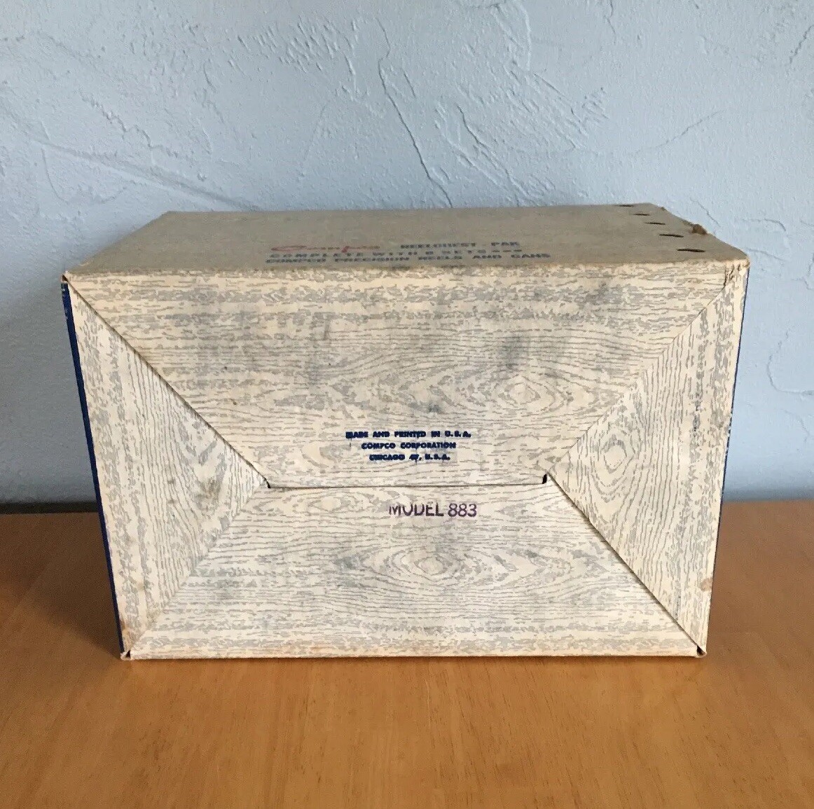 Vintage Compco REELCHEST-PAK Film Reel Storage Chest Box for 8 mm NO CANS EMPTY
