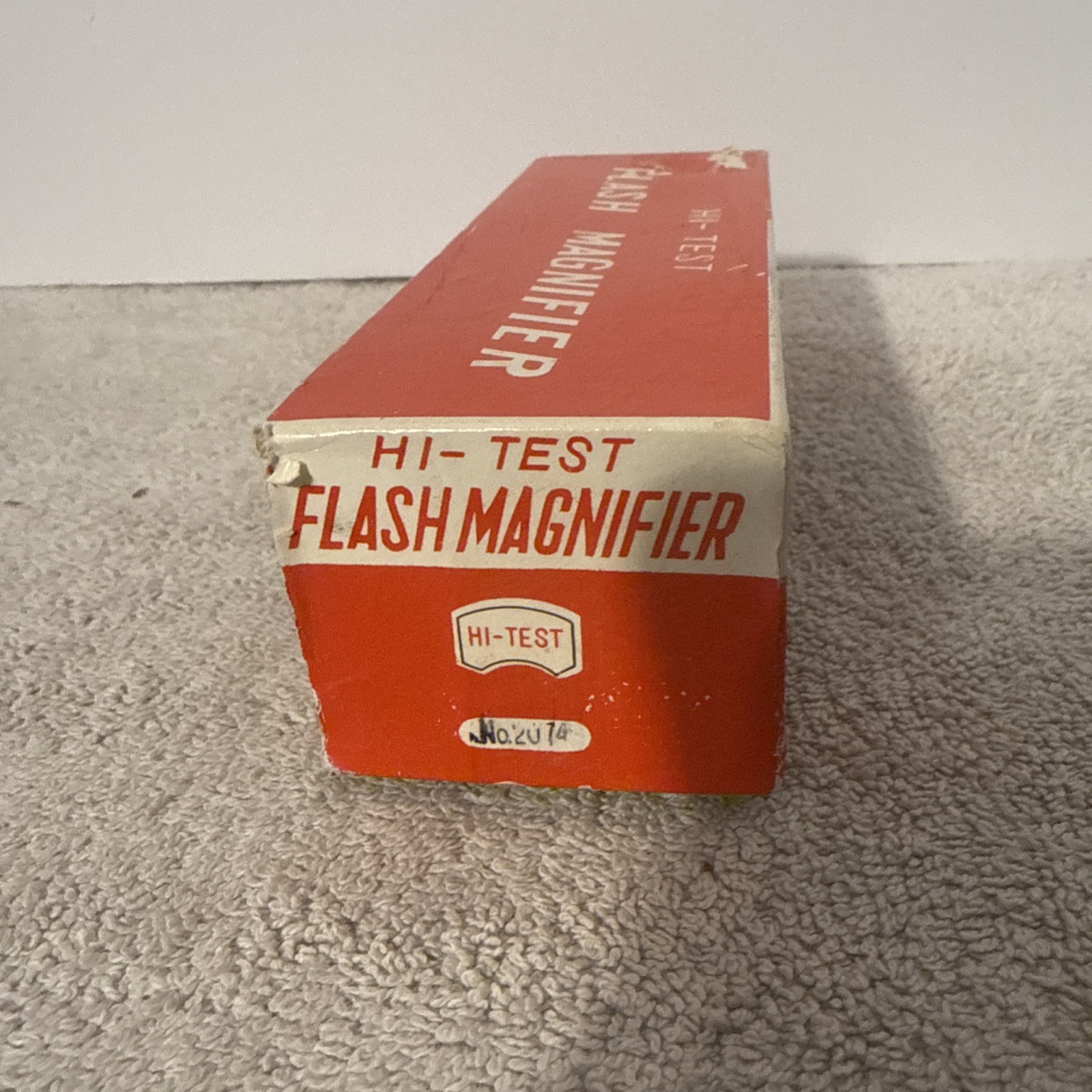 Vintage Hi-Test Flash Magnifier Loupe Viewer w/ Box Camera Photo Tool