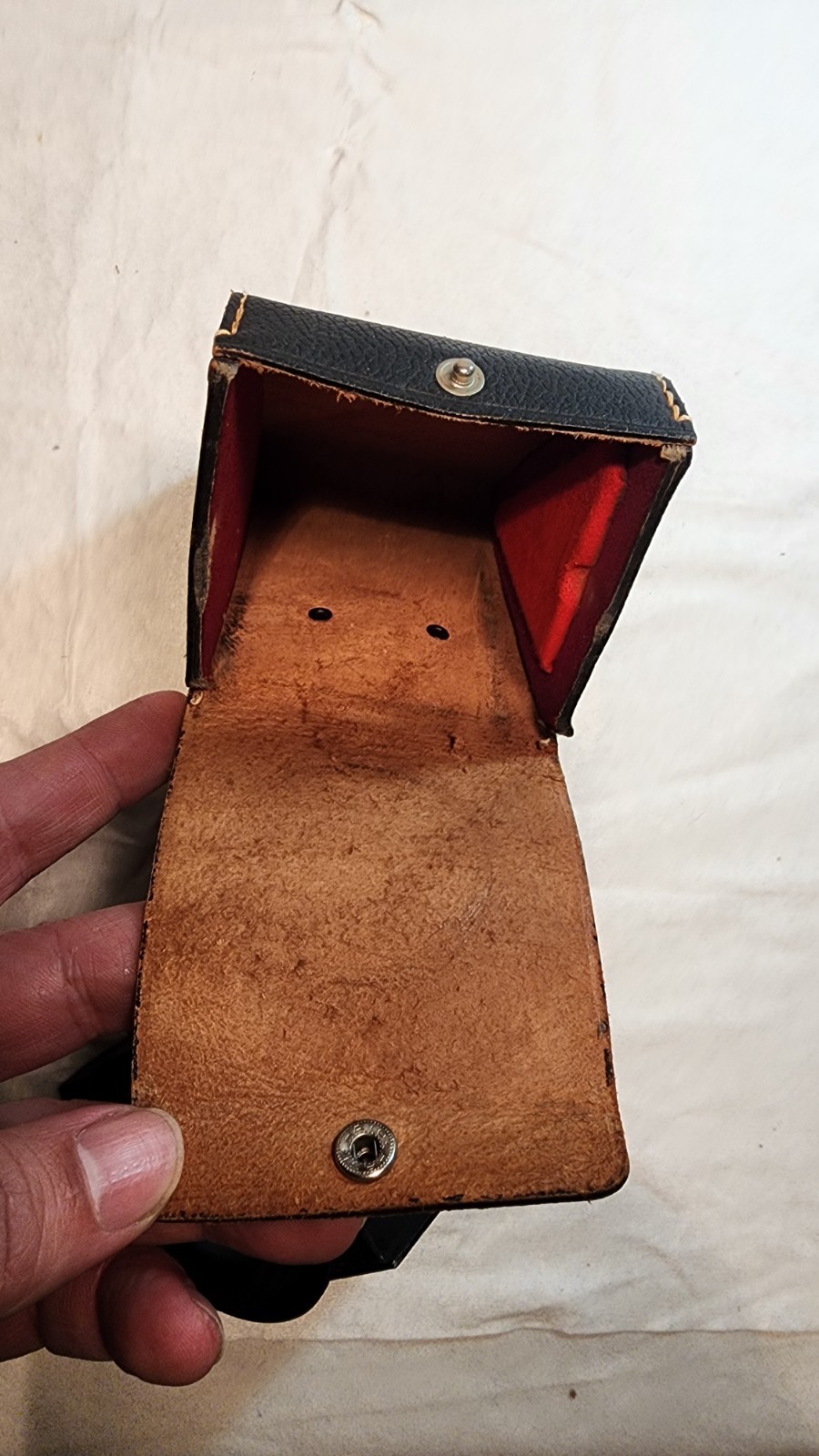 Vintage Spiratone Mirrotach Mirror Screw Mount Made in Japan, with leather case