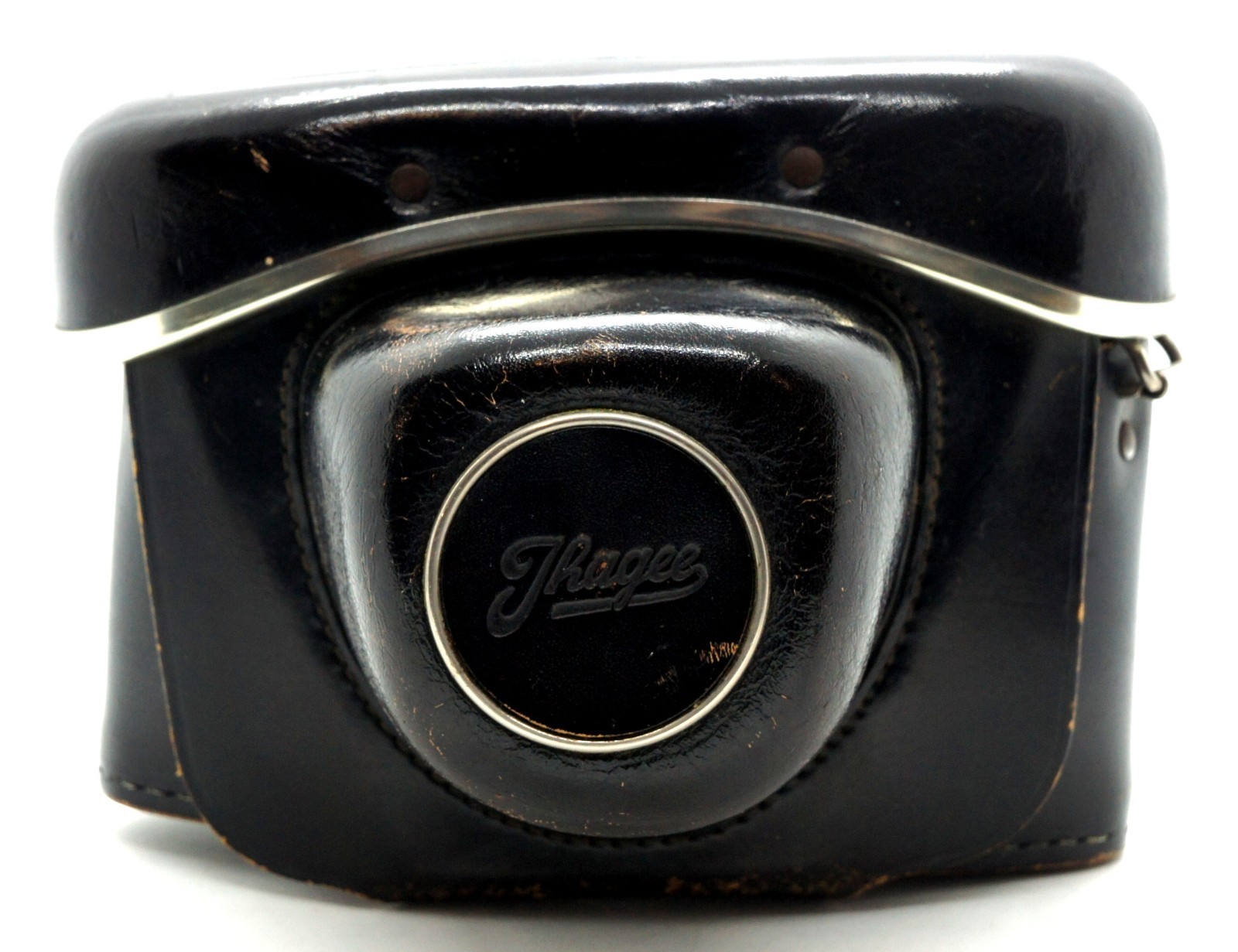Vintage Ihagee Exakta Varex Black Leather Camera Case EXC Interior